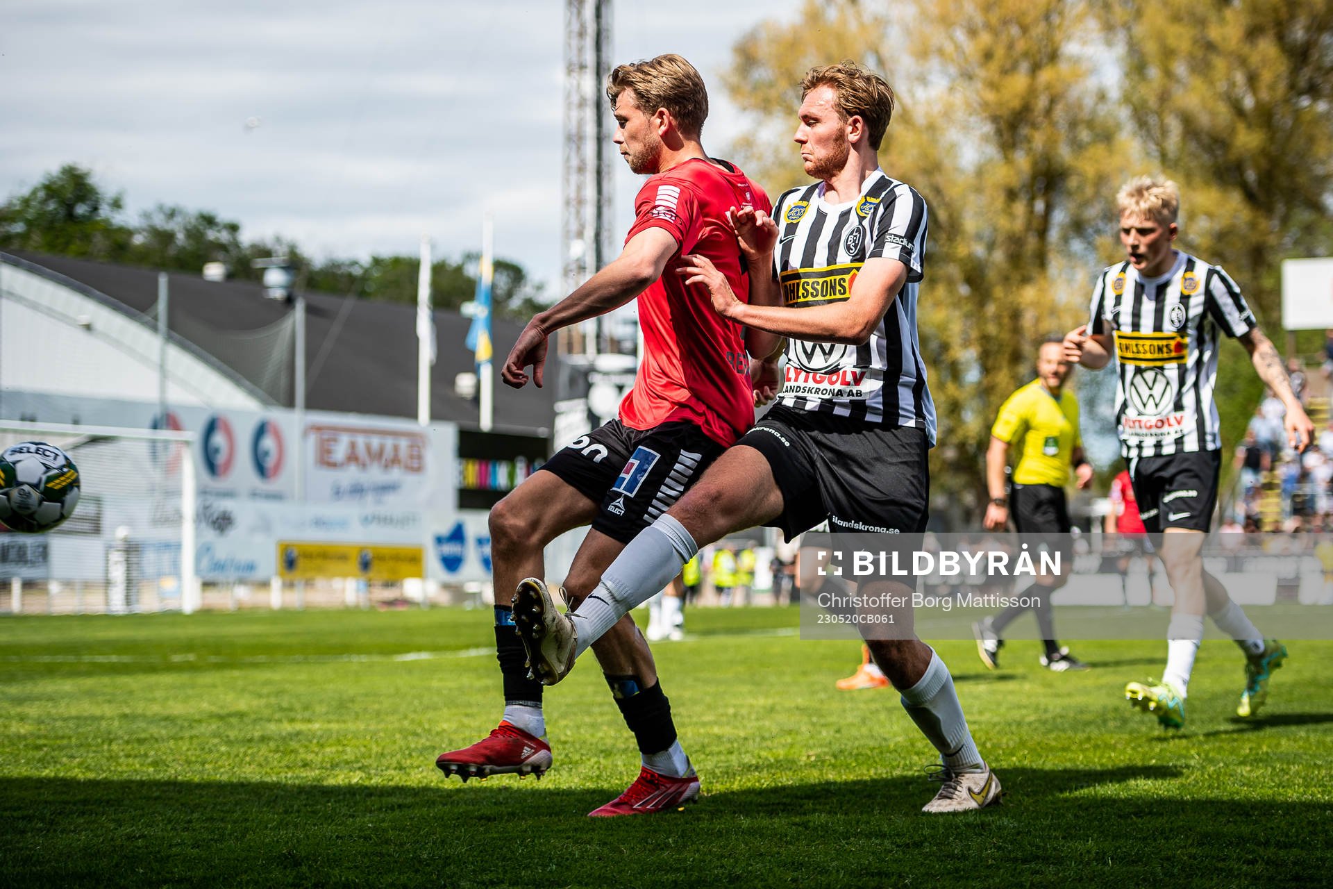 Örebros Niclas Bergmark och Landskronas Melker Jonsson