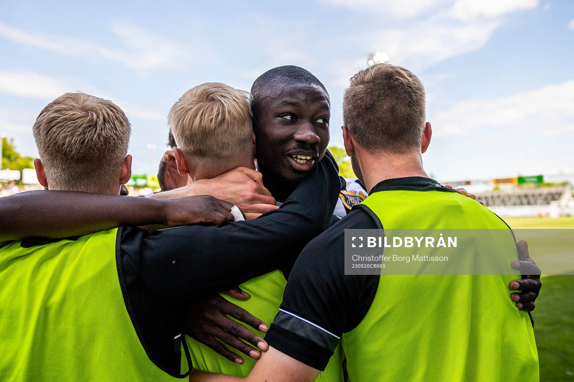 Landskronas Ousmane Diawara jublar