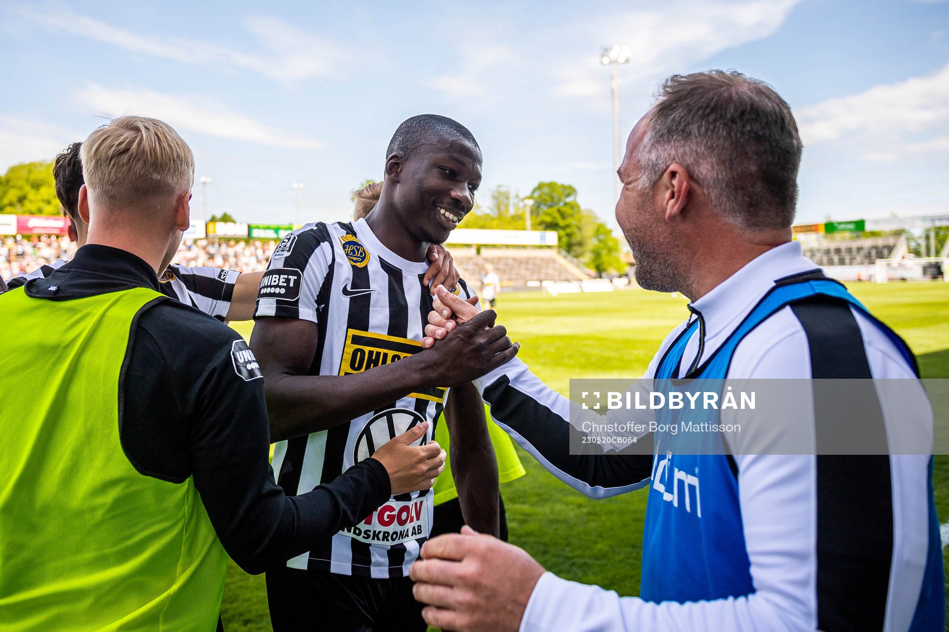 Landskronas Ousmane Diawara jublar