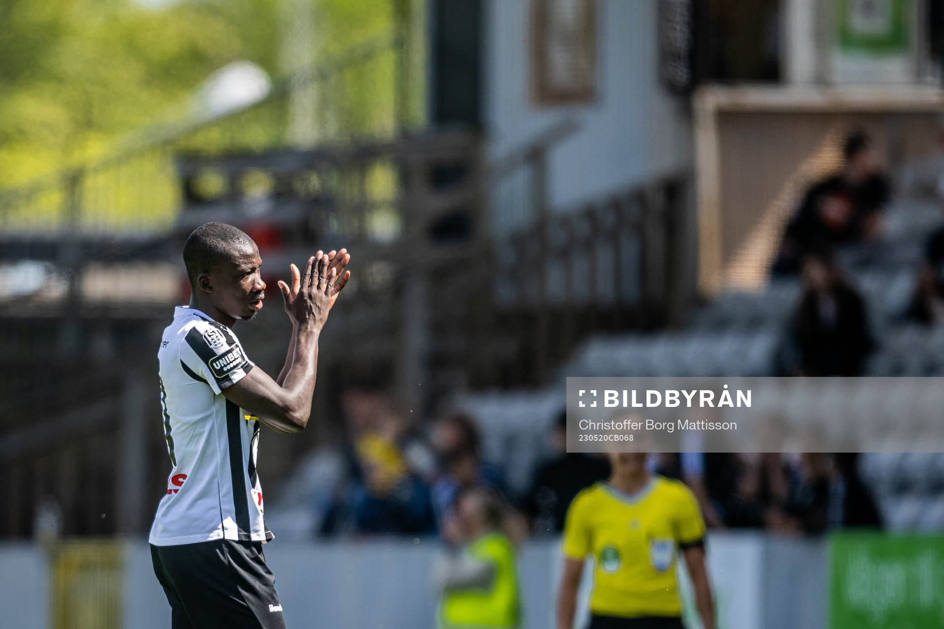Landskronas Ousmane Diawara tackar publiken
