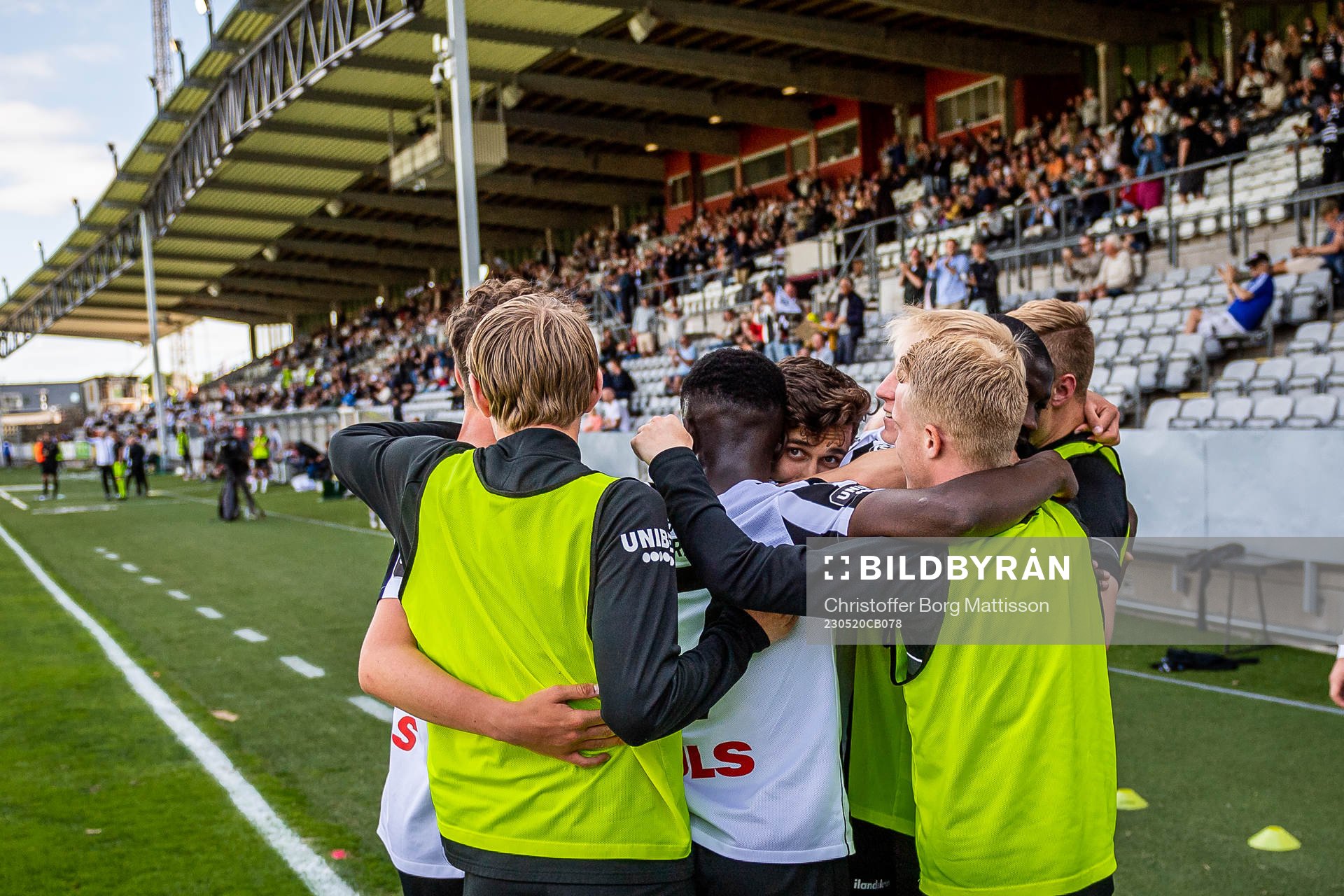 Landskronas Ousmane Diawara jublar