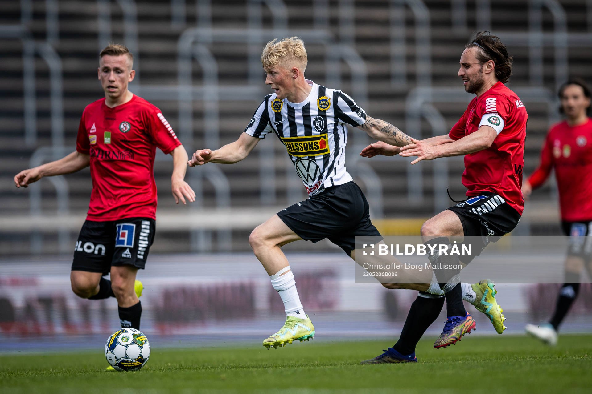 Landskronas Melker Widell och Örebros Kevin Walker