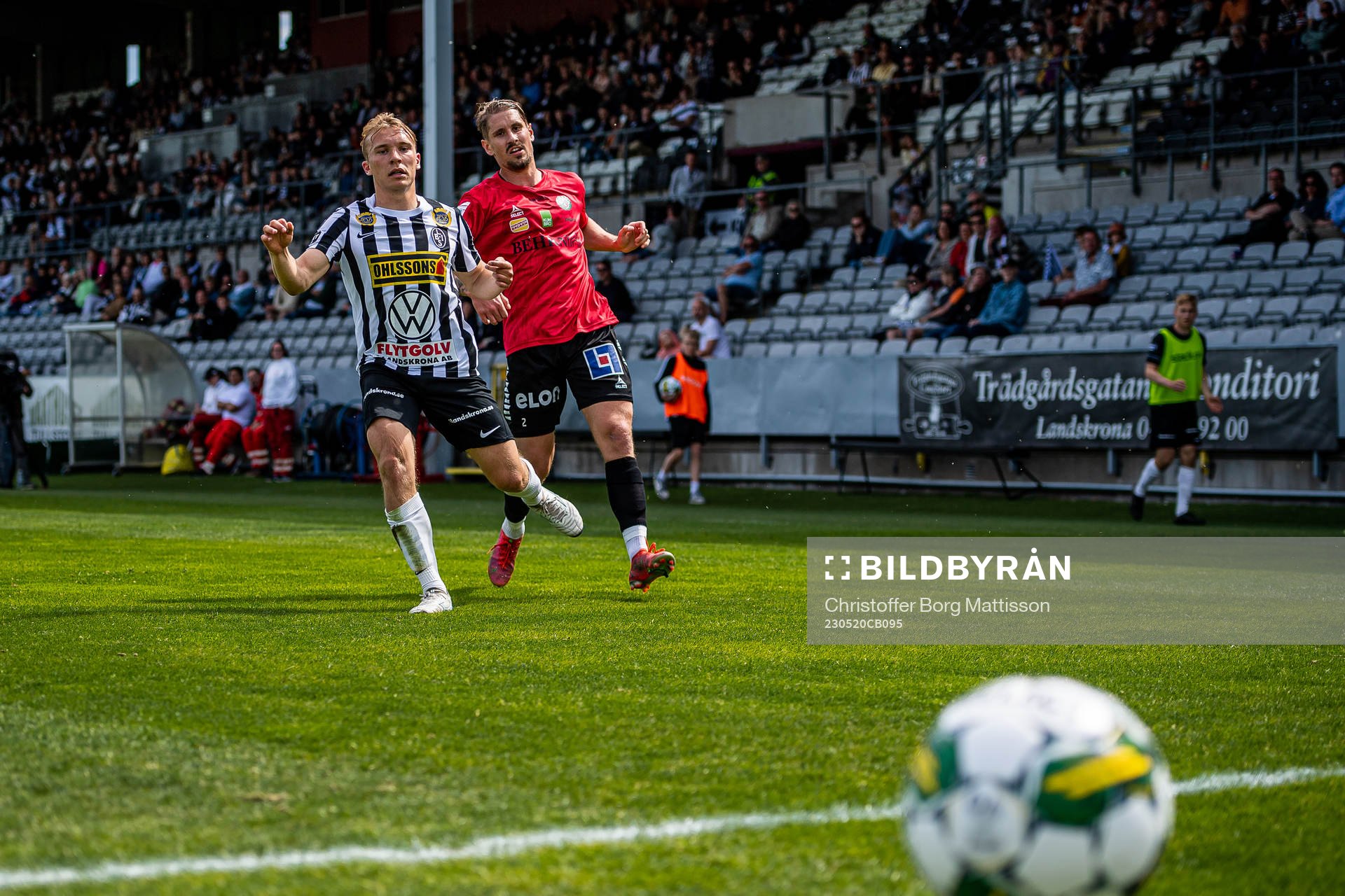Landskronas Edvin Dahlqvist och Örebros Daniel Björnquist