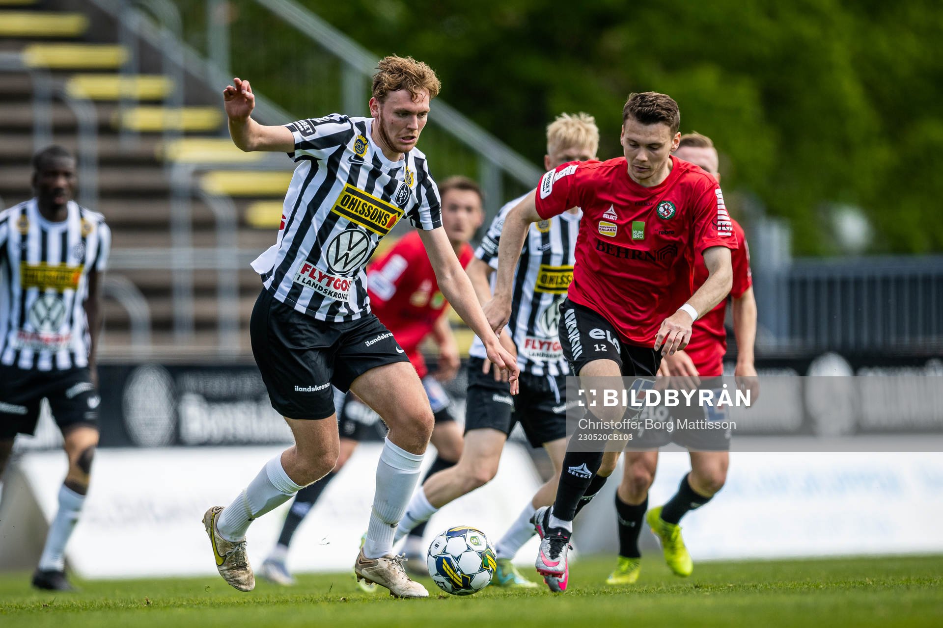 Landskronas Melker Jonsson och Örebros Jake Larsson