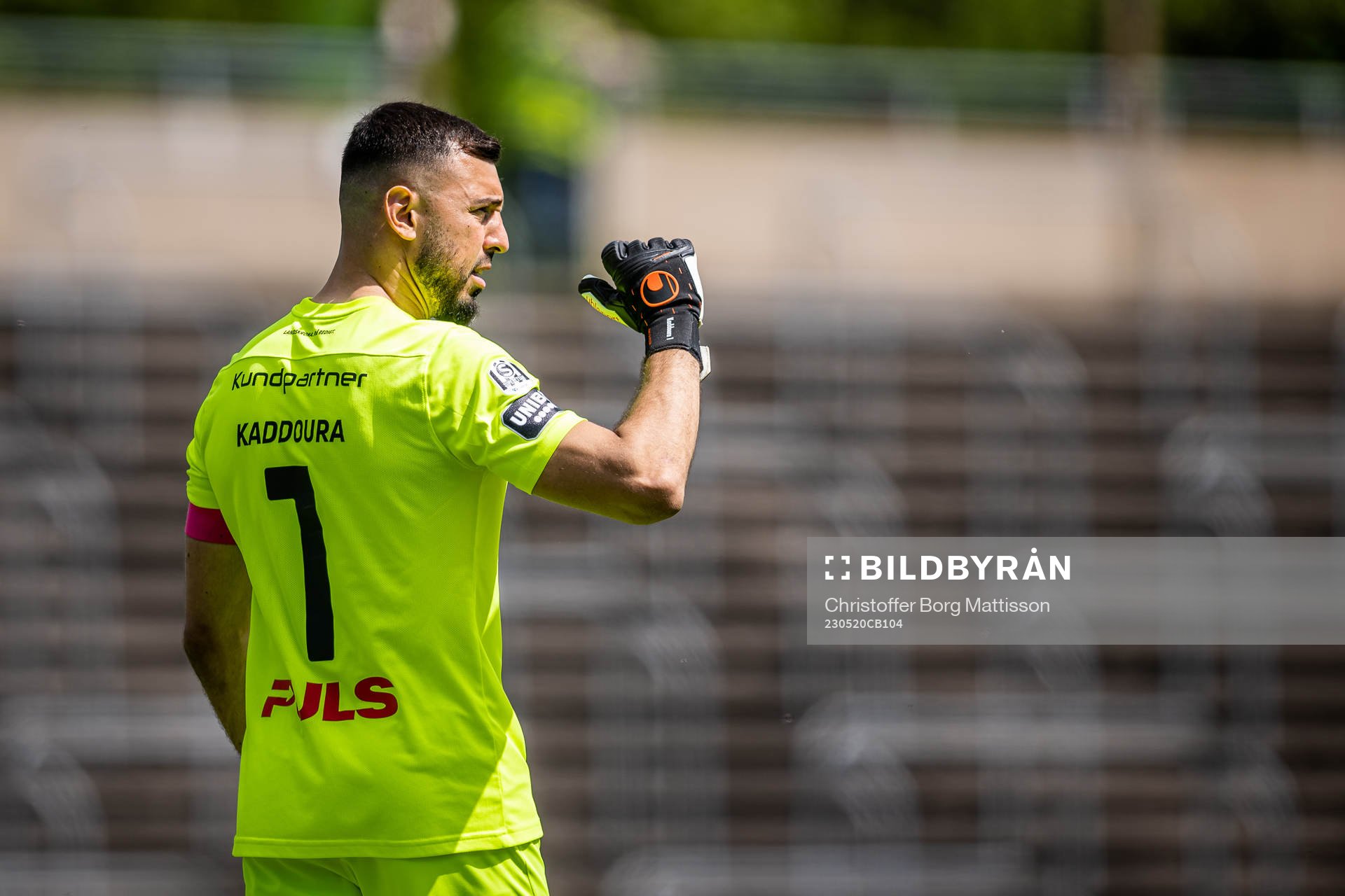 Landskronas målvakt Amr Kaddoura