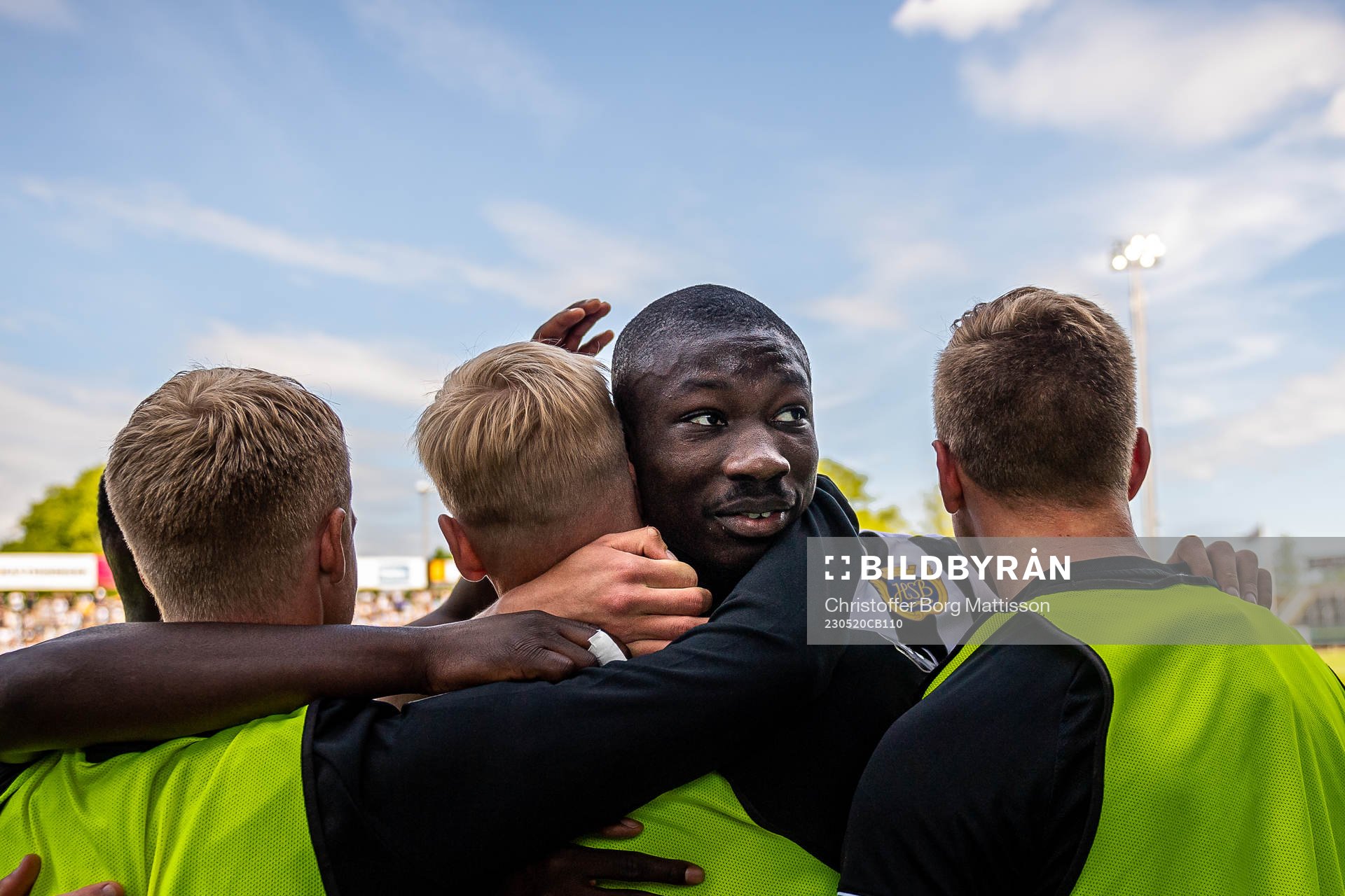 Landskronas Ousmane Diawara jublar
