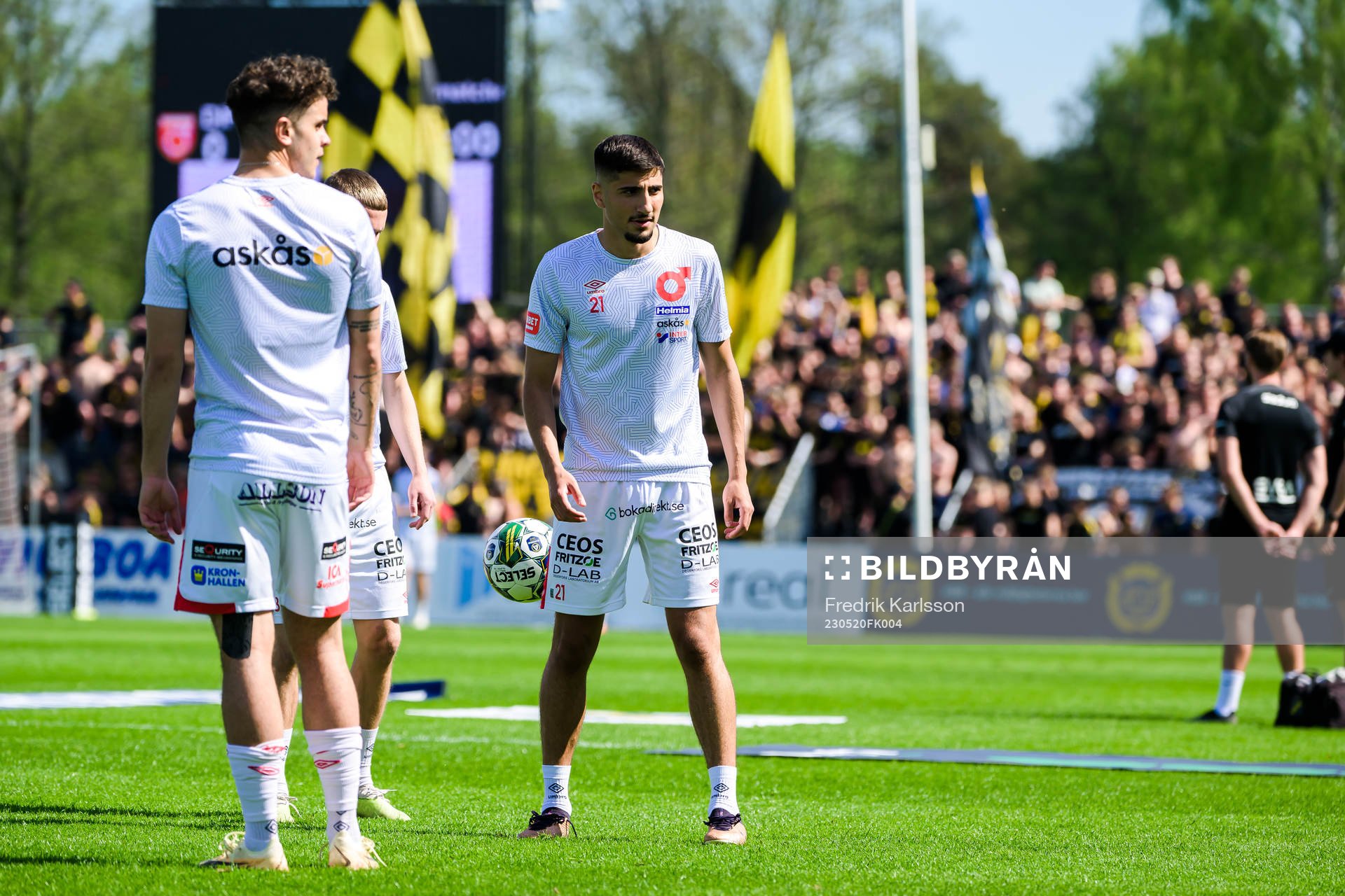 Degerfors Peter Gwargis värmer upp