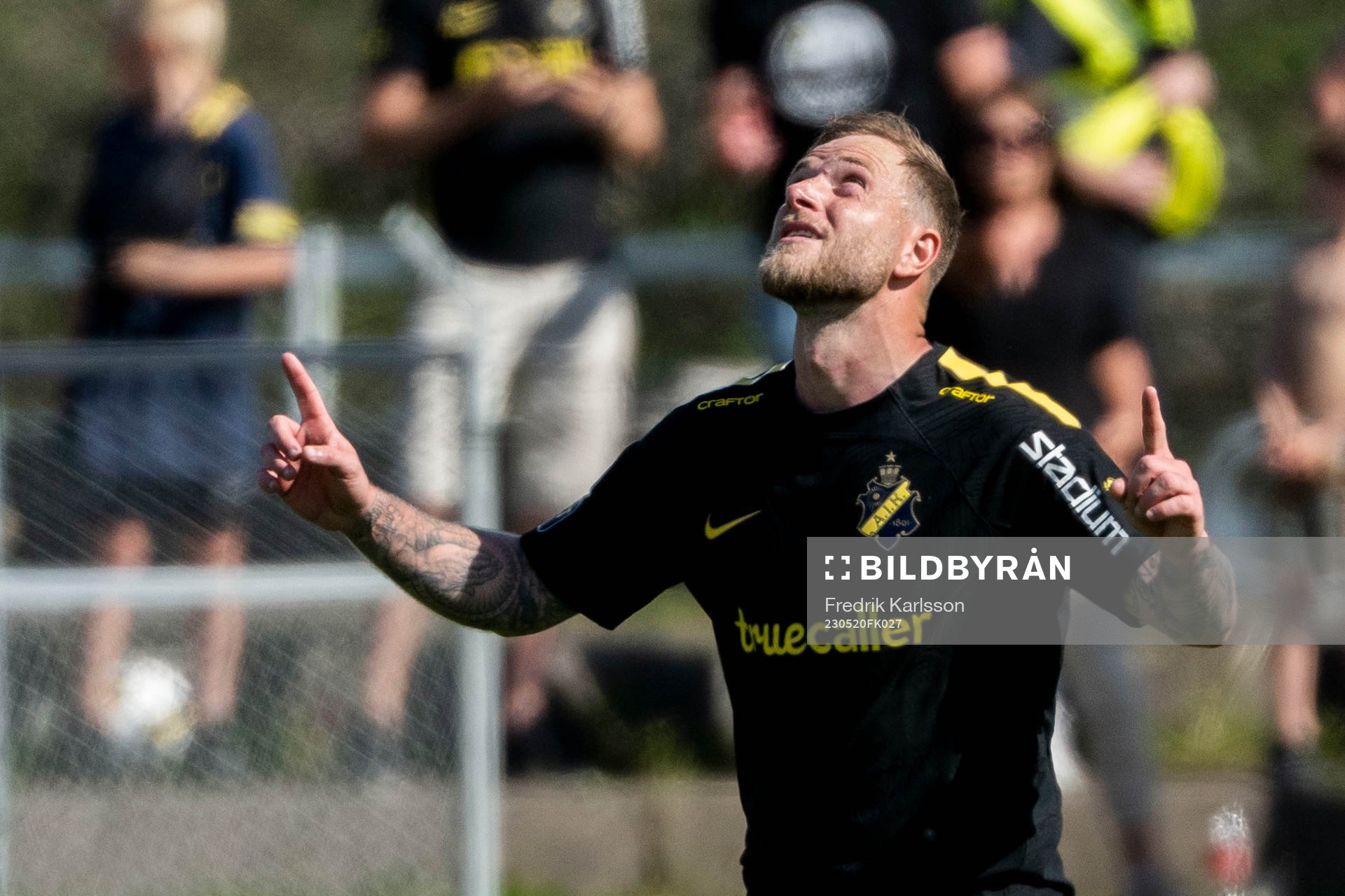 AIKs John Guidetti jublar