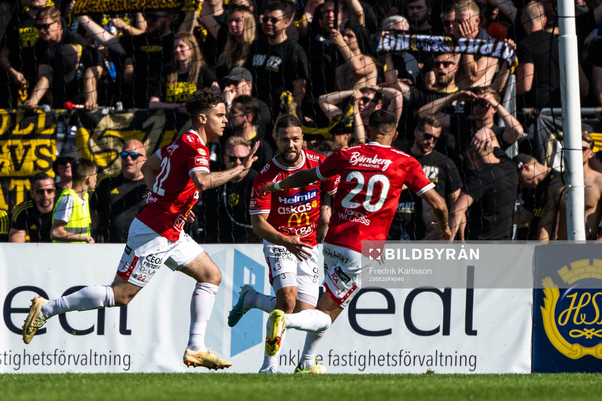 Degerfors Justin Salmon jublar
