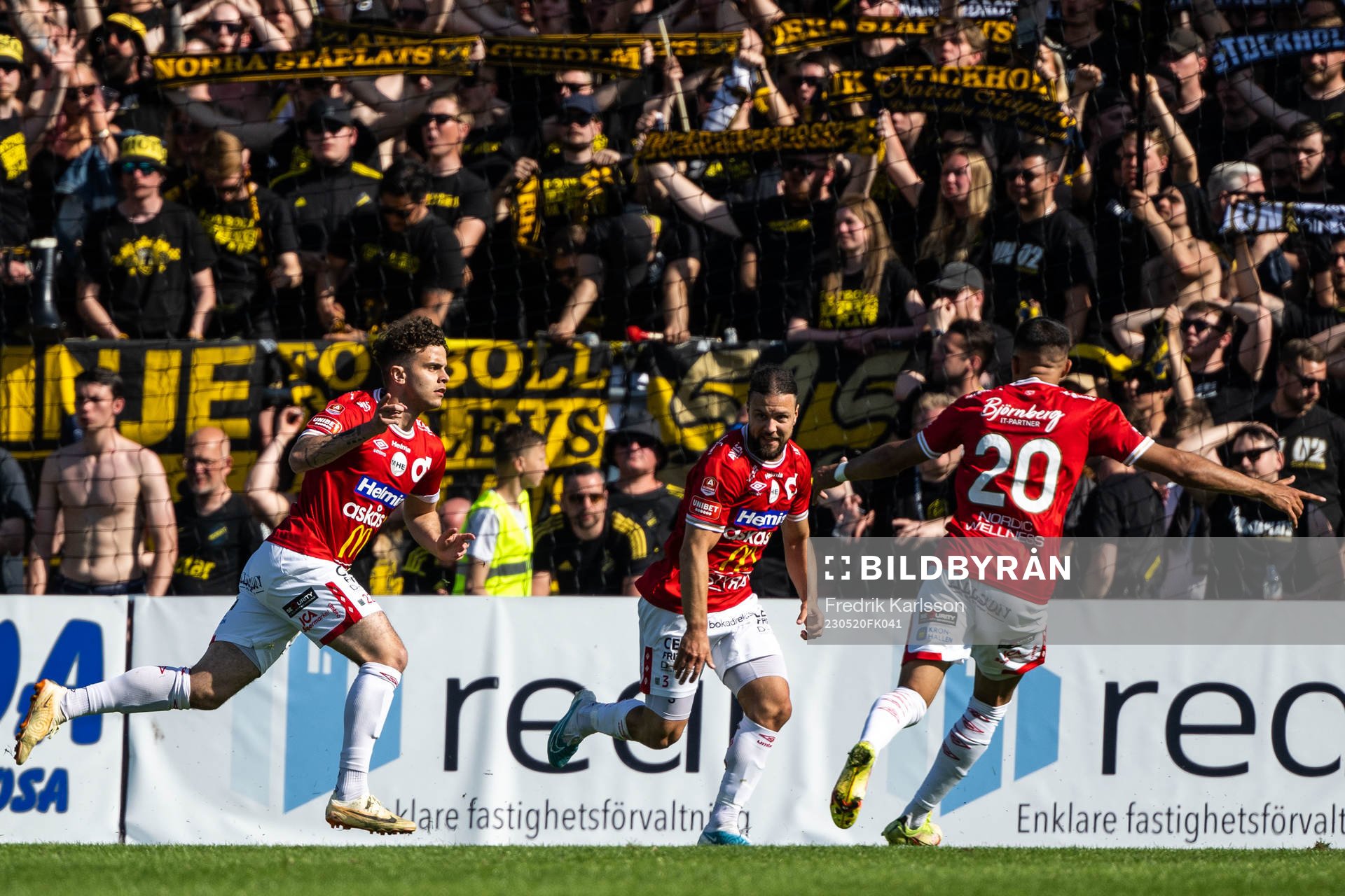 Degerfors Justin Salmon jublar
