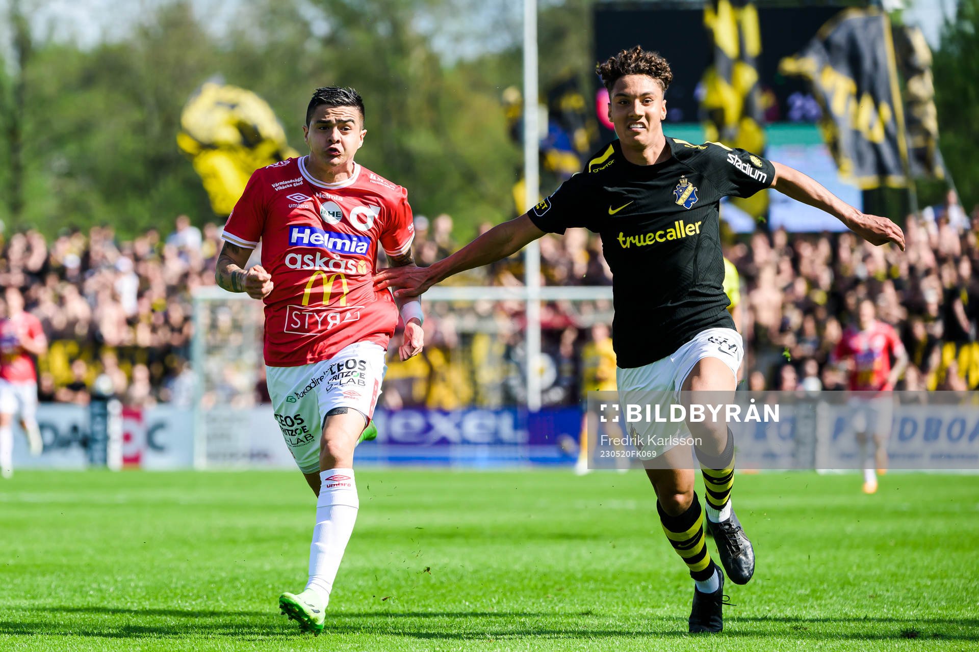 Degerfors Diego De Jesus Campos Ballestero och AIKs Robin