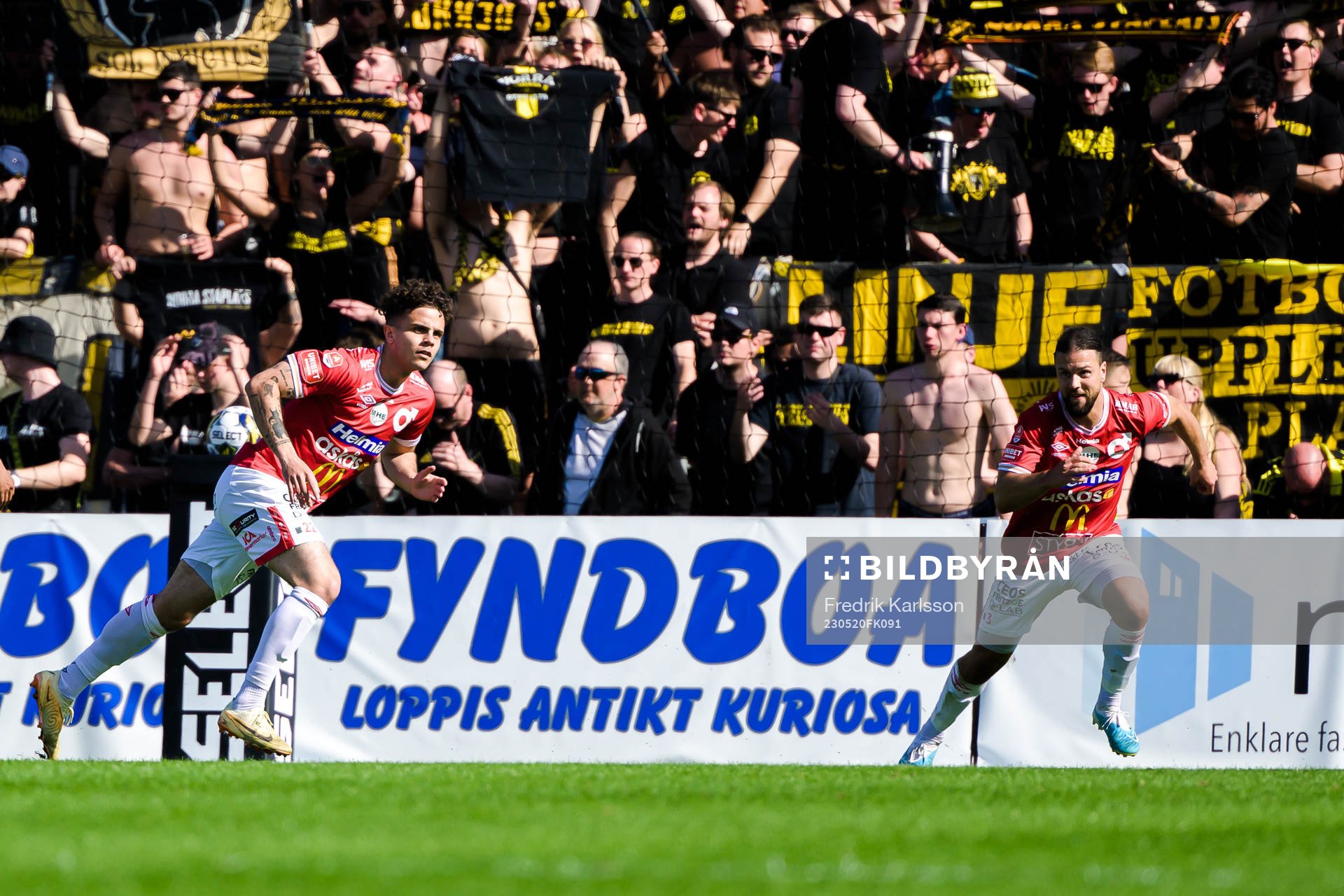 Degerfors Justin Salmon jublar
