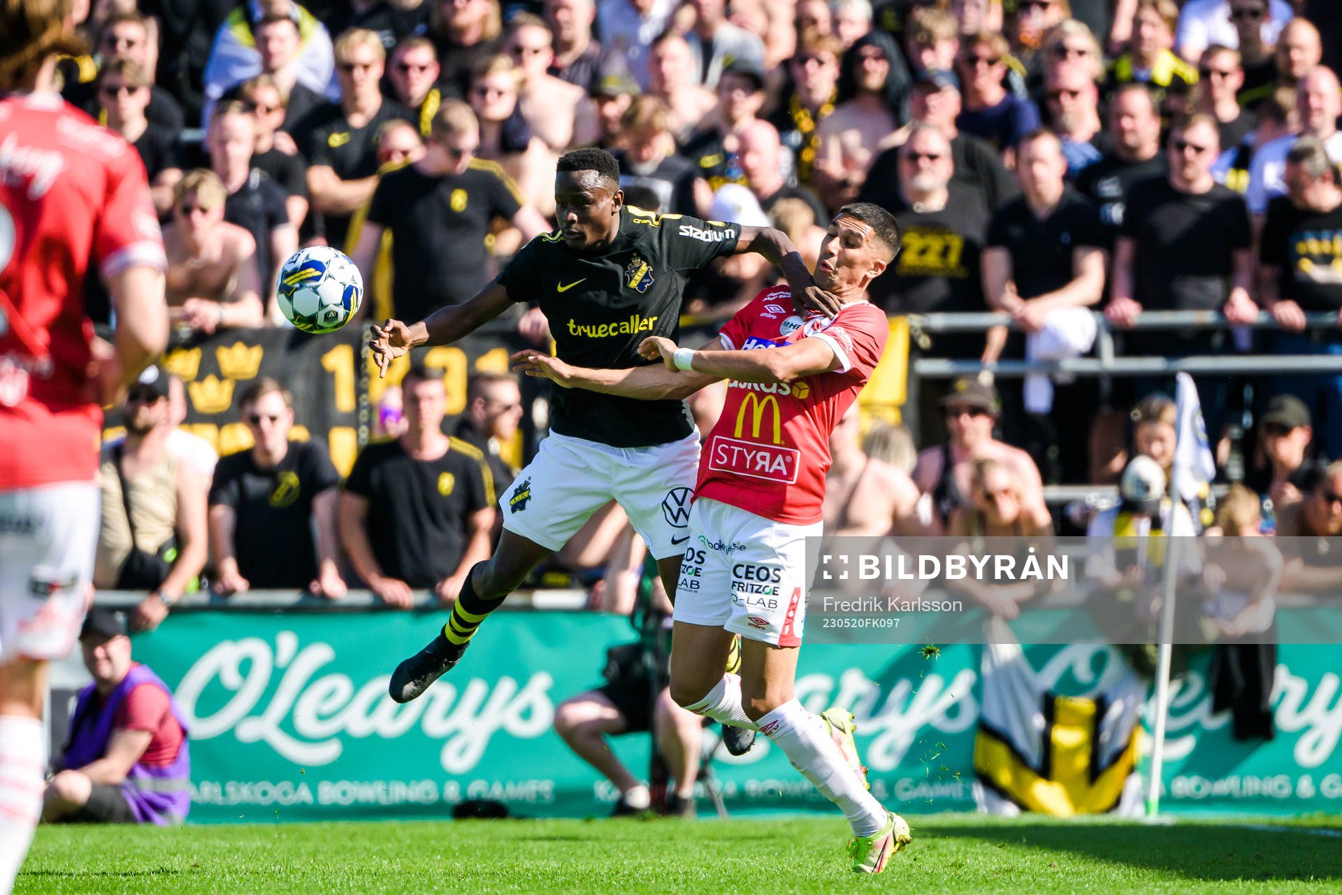 AIKs Rui Modesto och Degerfors Elyas Bouzaiene