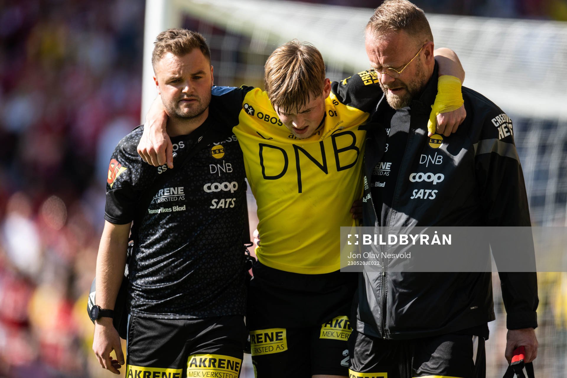 Lars Mogstad Ranger of Lillestrøm in pain