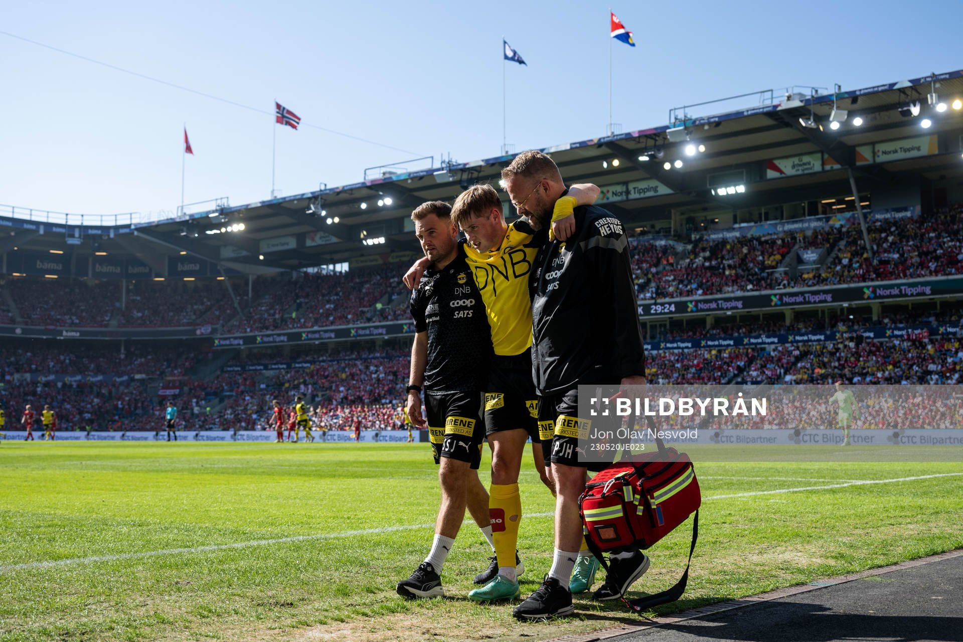 Lars Mogstad Ranger of Lillestrøm in pain