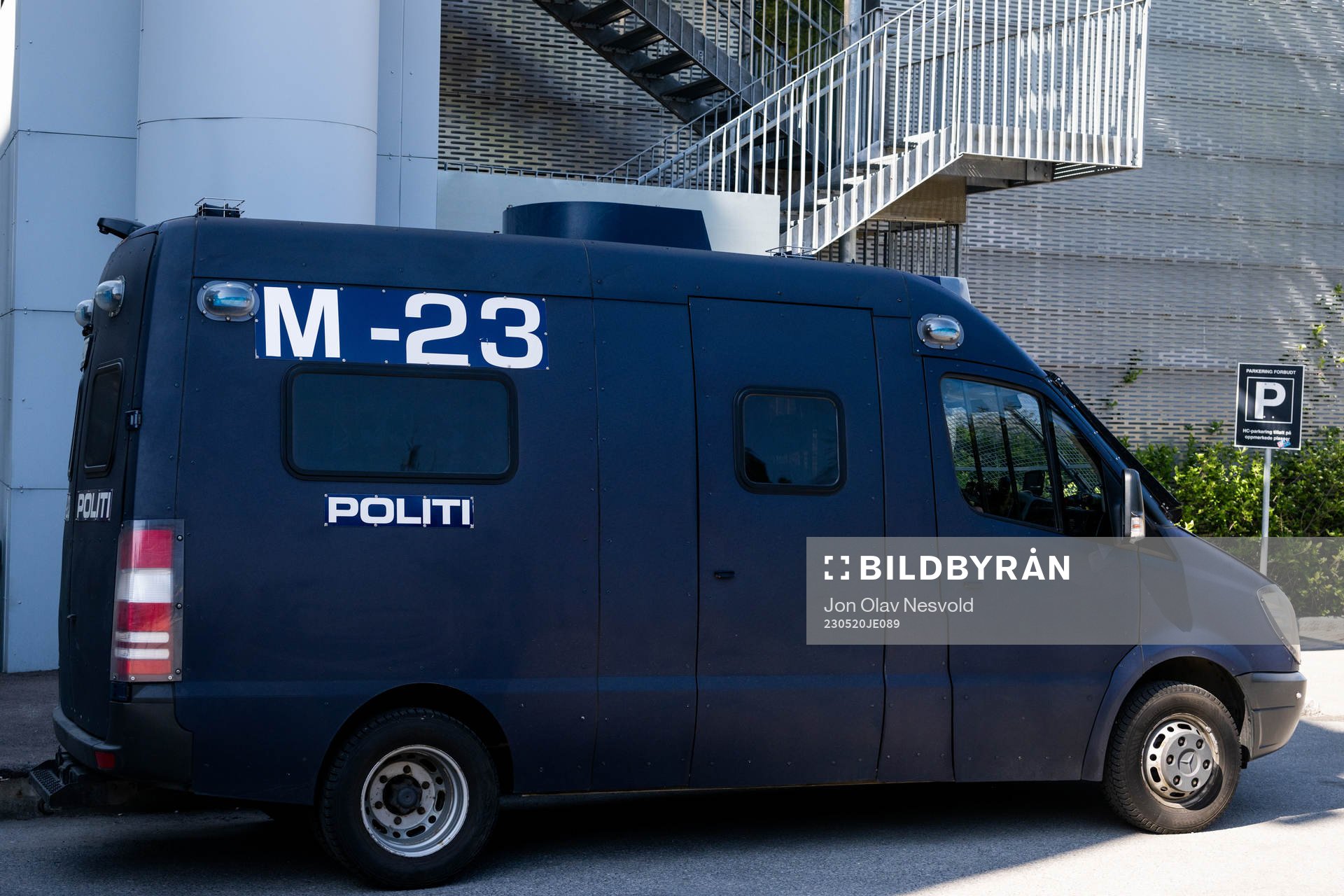 A police car