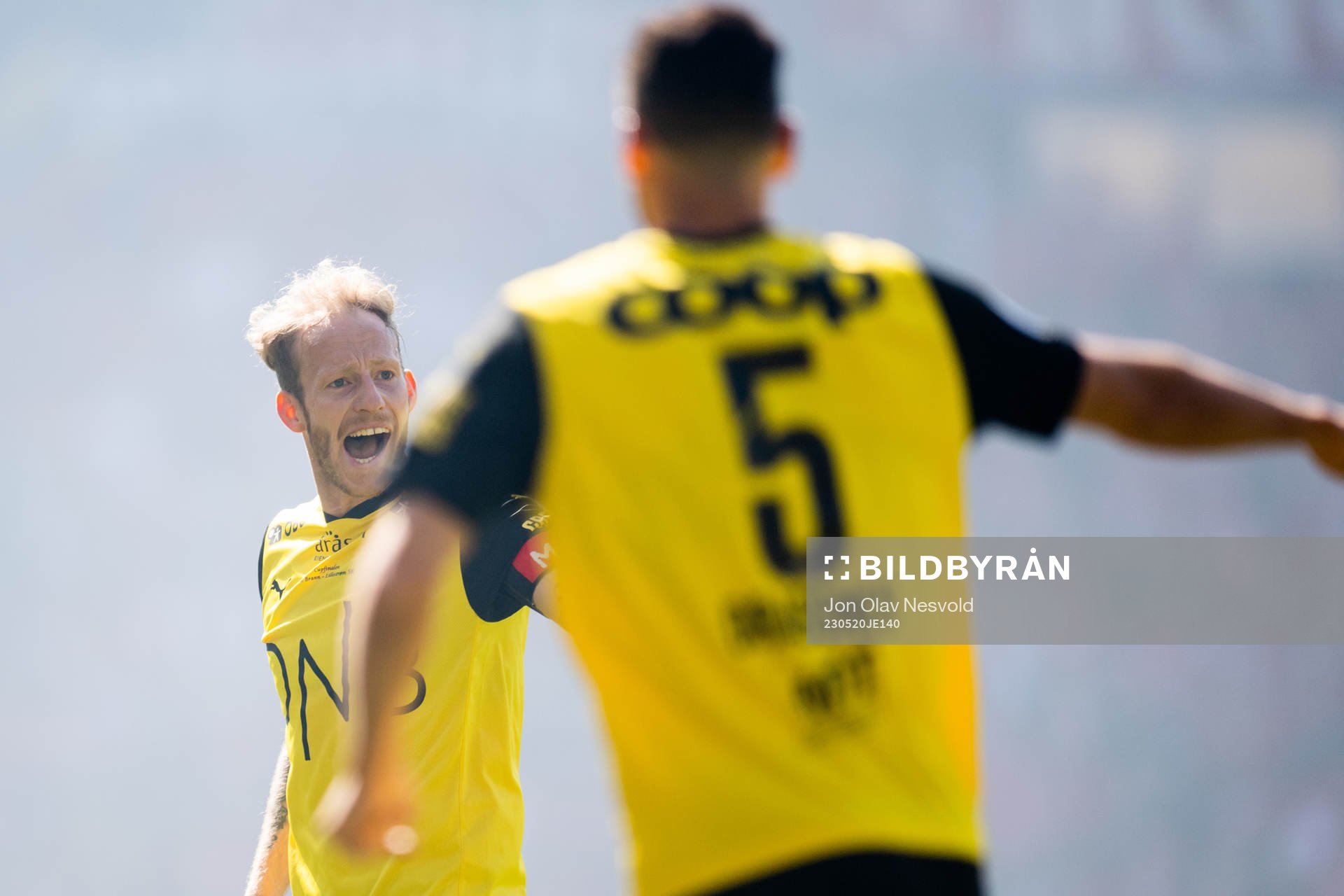 Gjermund Åsen of Lillestrøm reacts