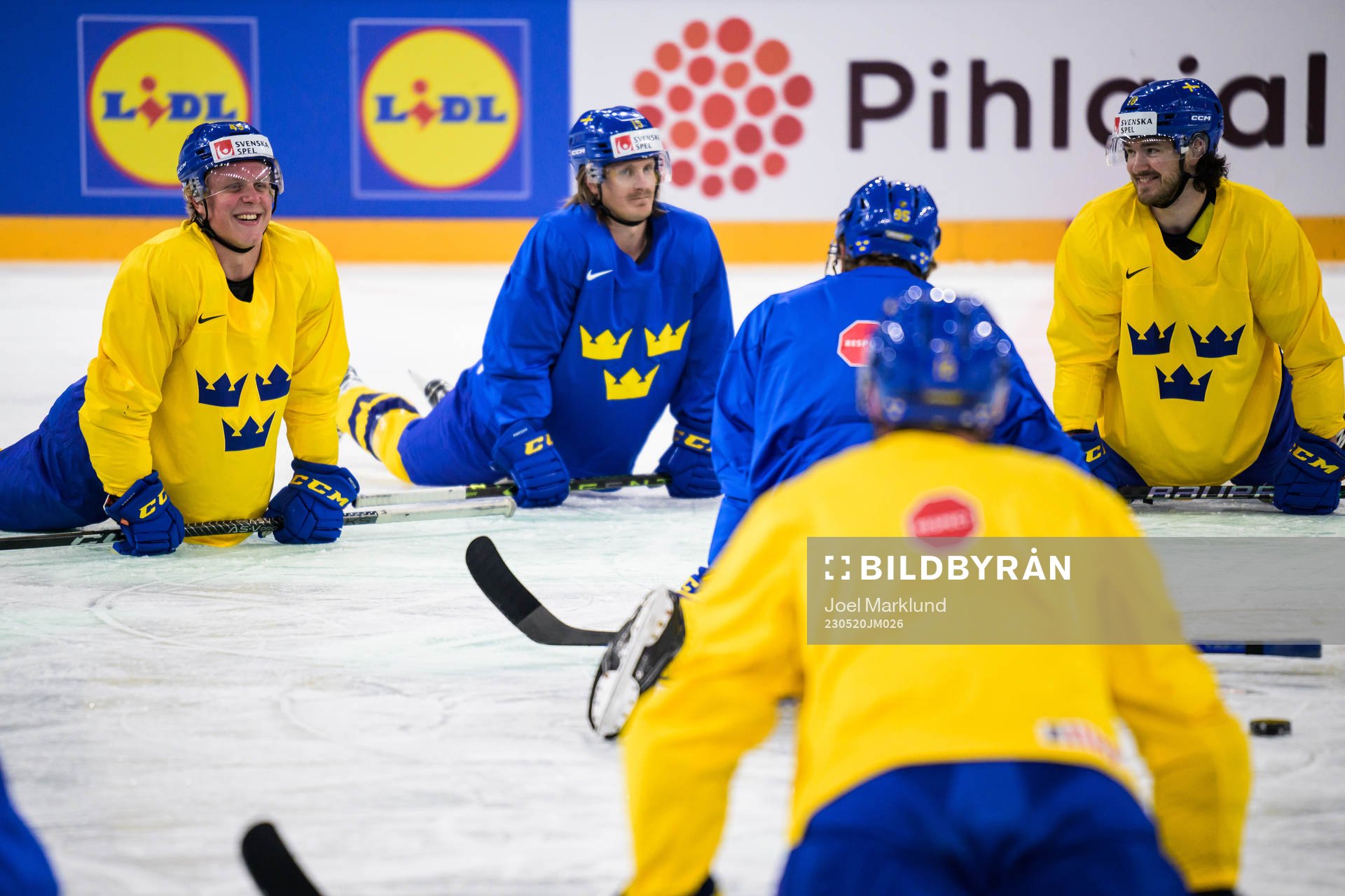 Fabian Zetterlund, Marcus Sörensen and Dennis Everbergof