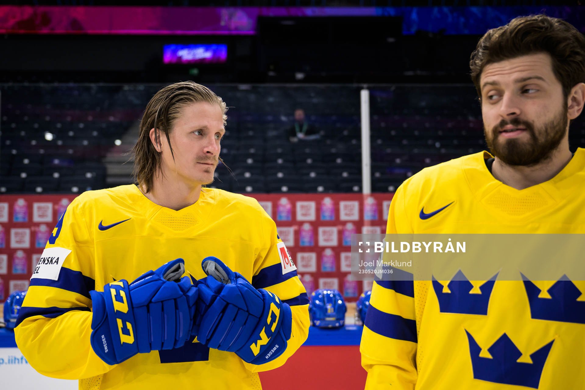 Marcus Sörensen and Lukas Bengtsson of Sweden at a