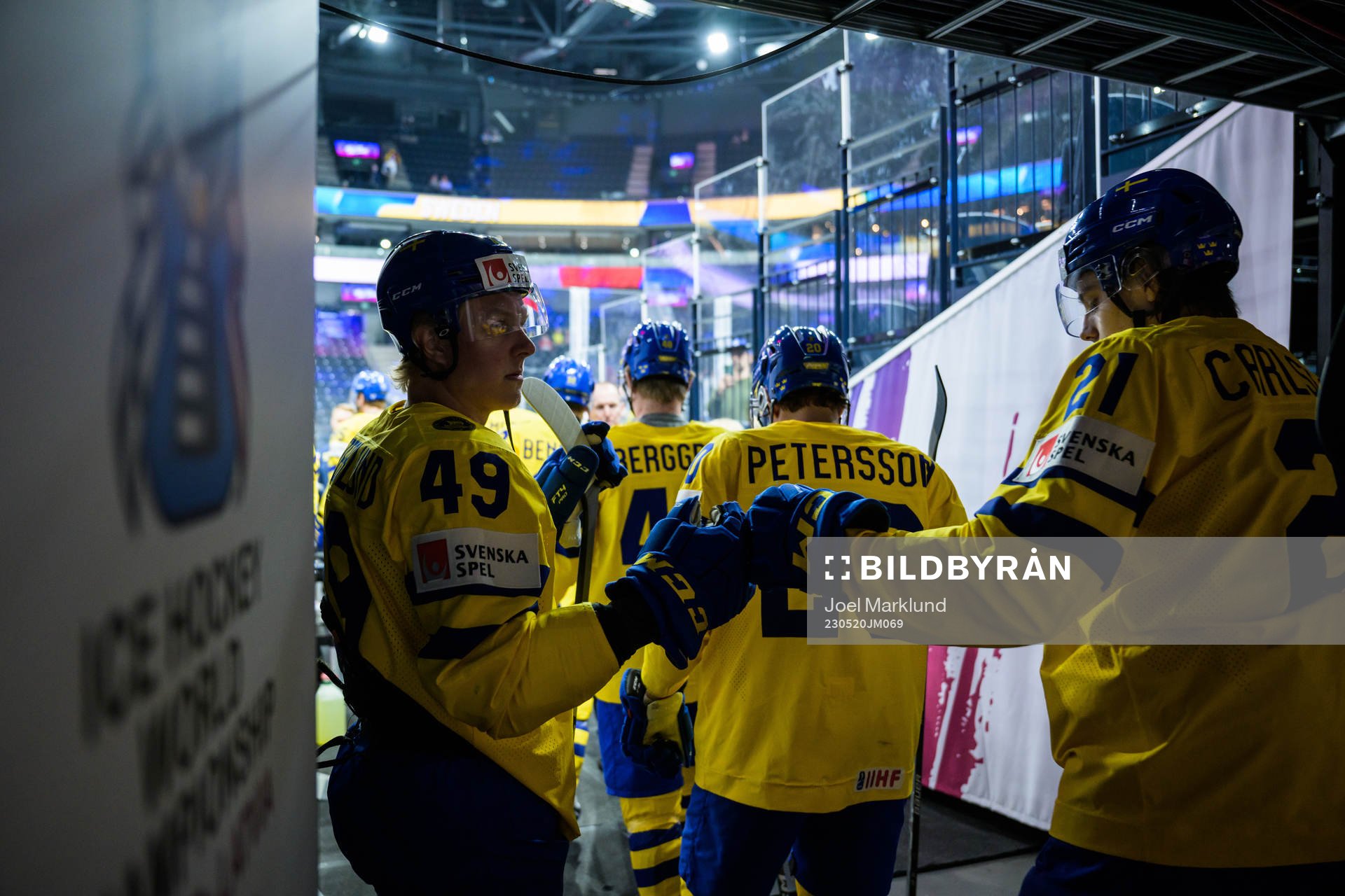Fabian Zetterlund and Leo Carlsson of Sweden