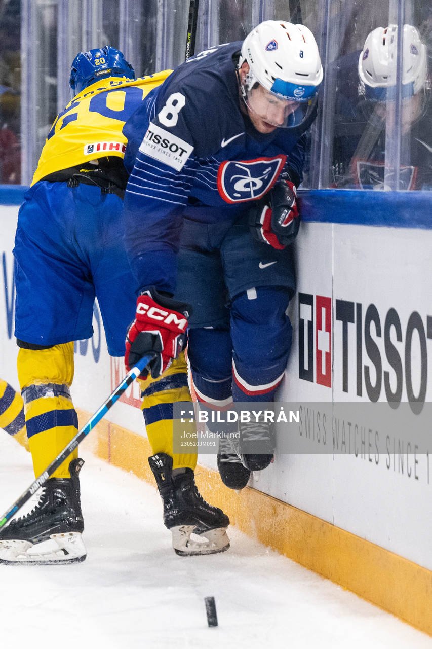 André Petersson of Sweden and Hugo Gallet of France