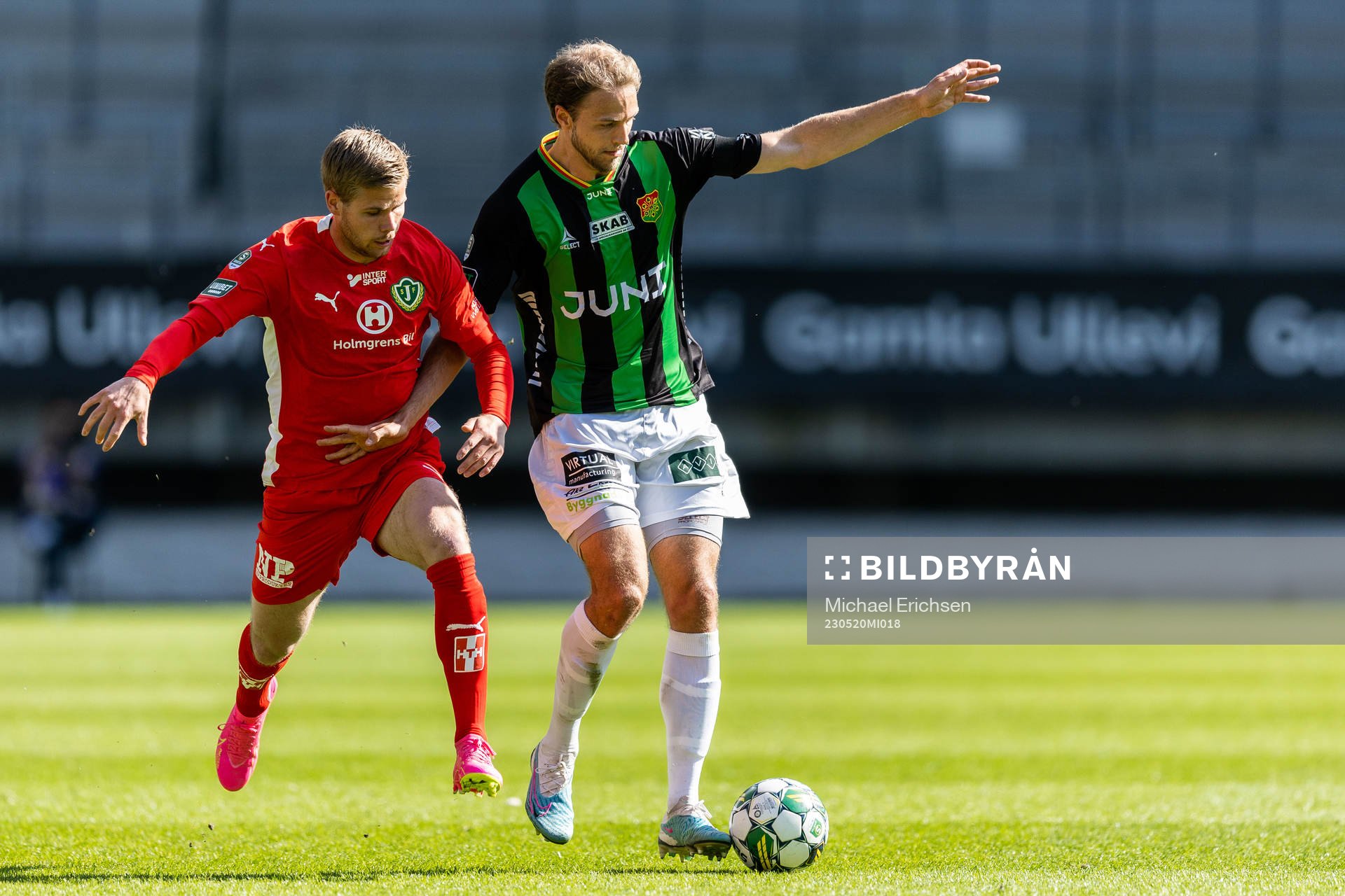 Jönköpings Södras Anton Thorsson och GAISs Gustav