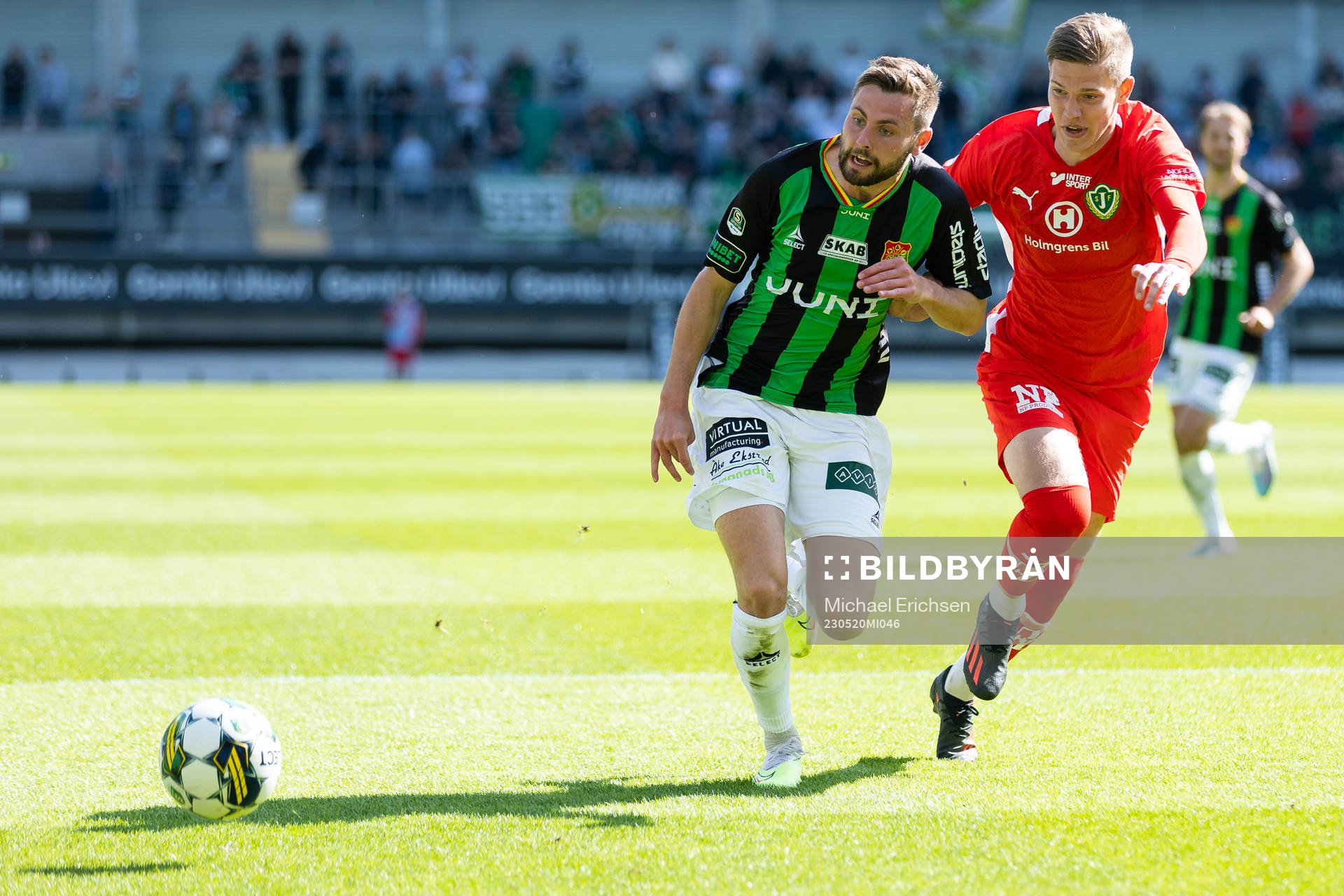GAIS Axel Norén och Jönköpings Södras Taylor Silverholt
