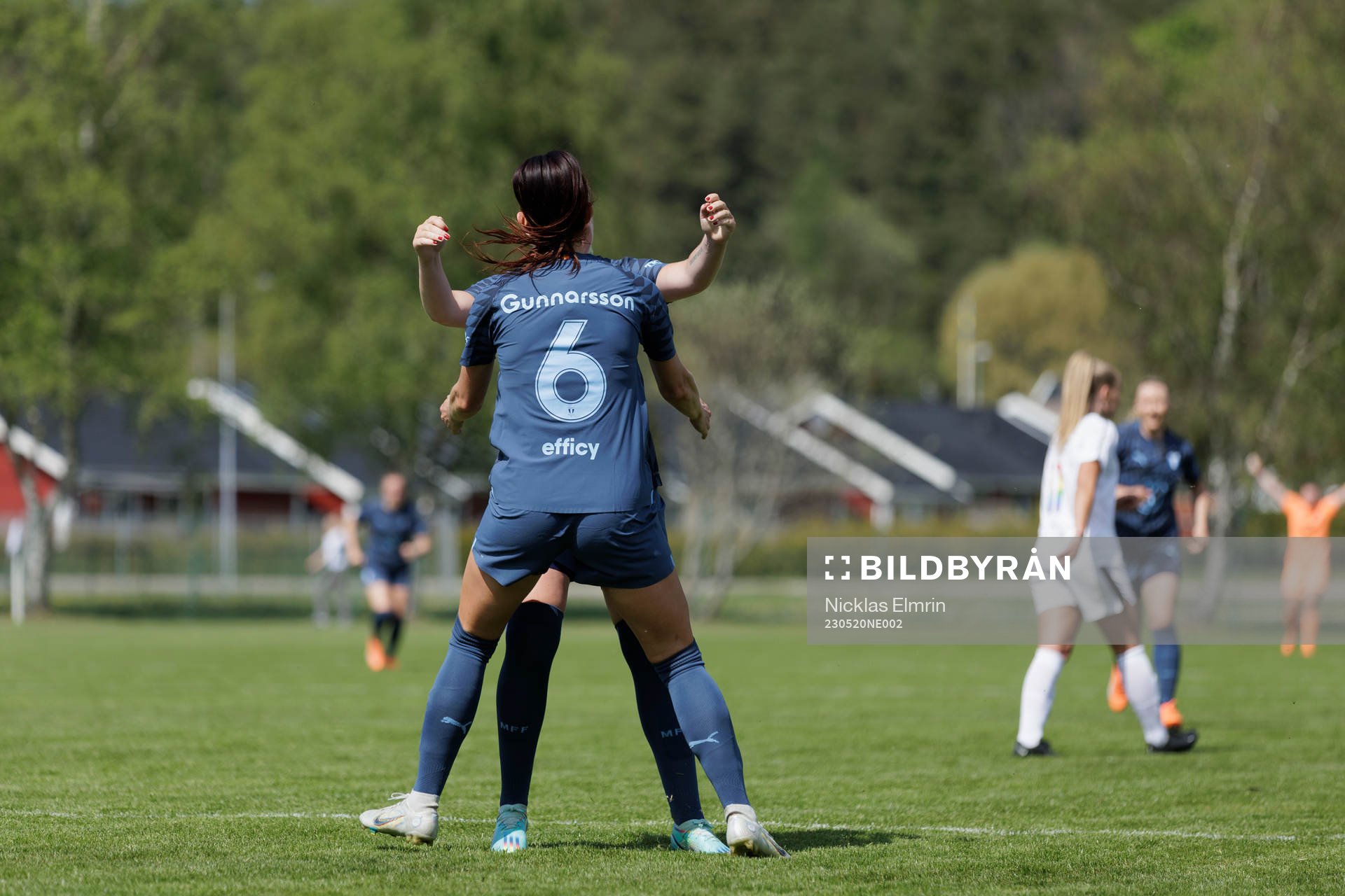 Malmö FFs Malin Gunnarsson jublar