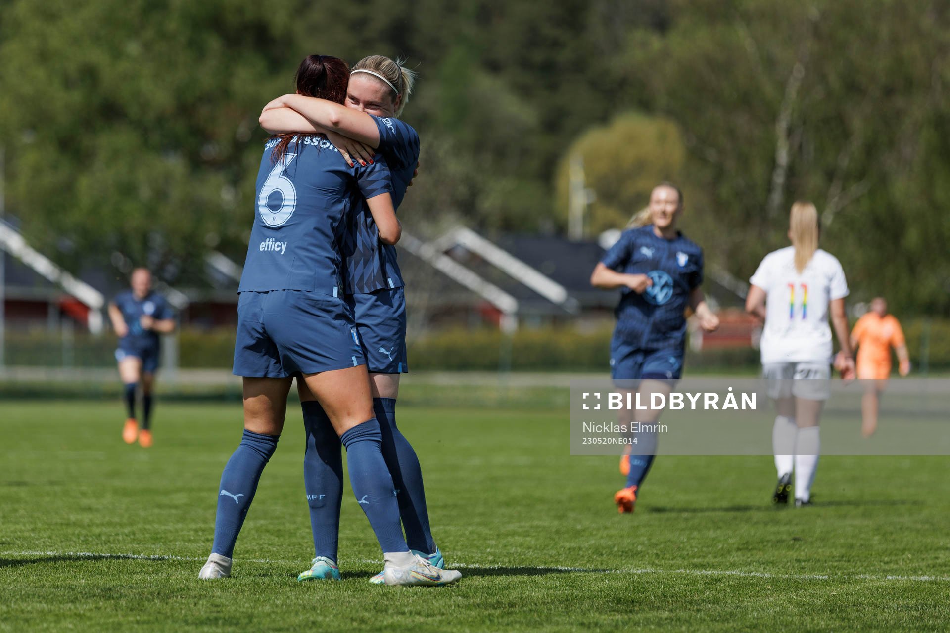 Malmö FFs Malin Gunnarsson jublar