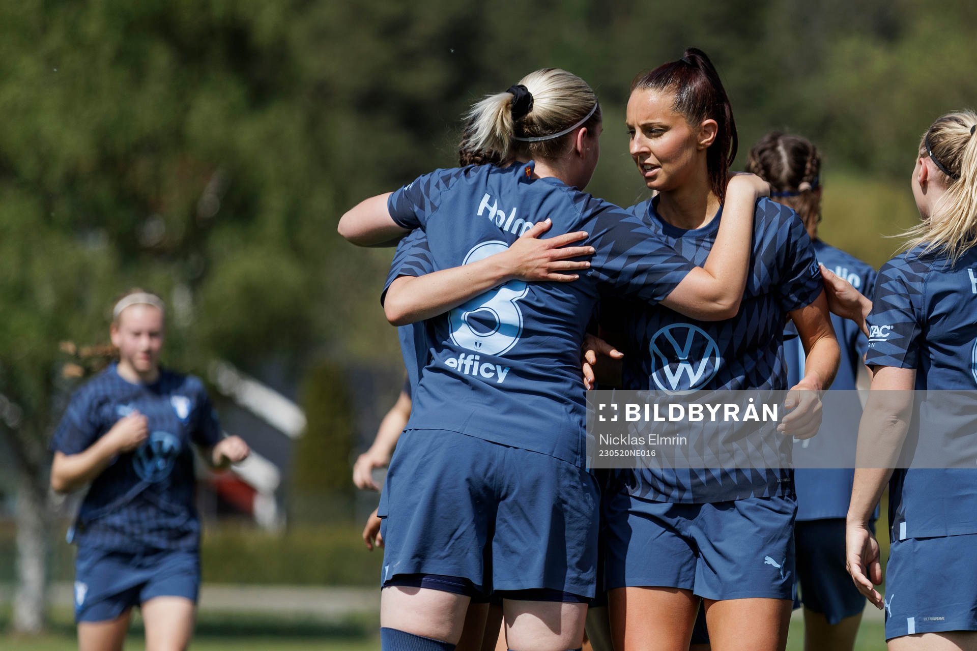 Malmö FFs Malin Gunnarsson jublar
