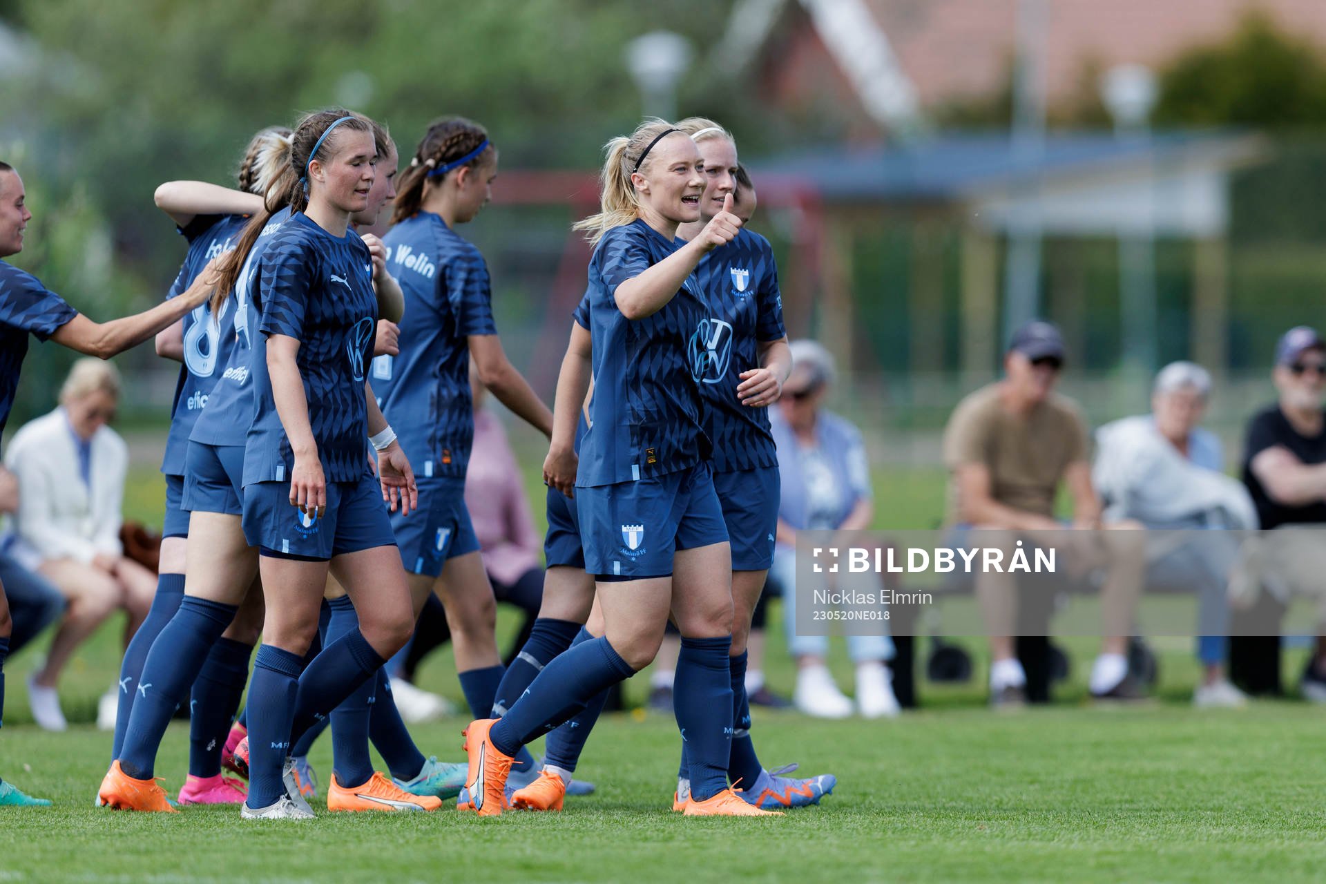 Malmö FFs Madeleine Hejde jublar