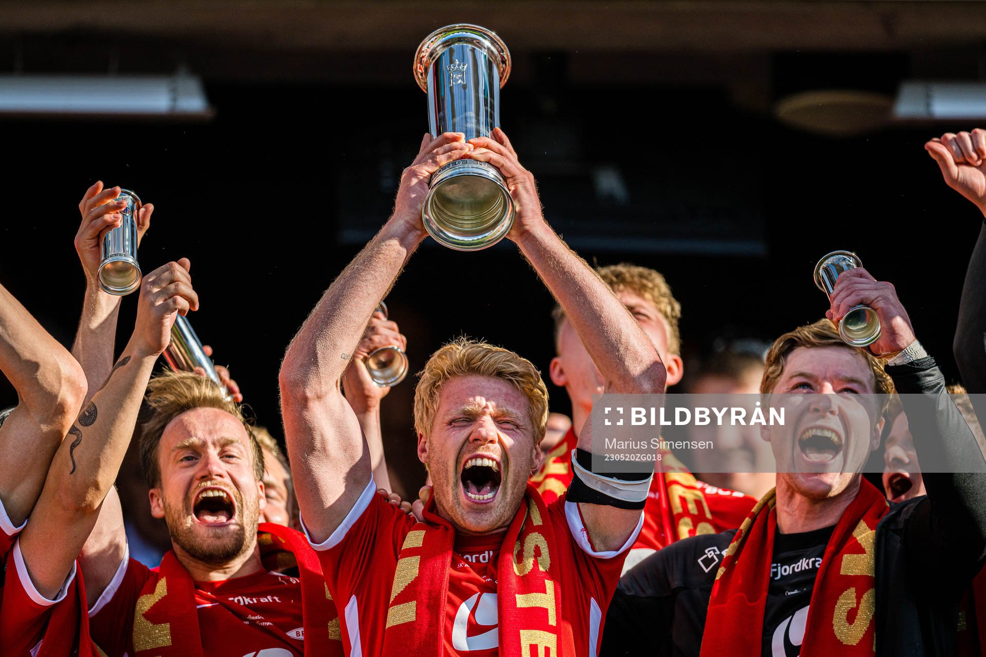Bård Finne, Sivert Heltne Nilsen and Mathias Dyngeland of