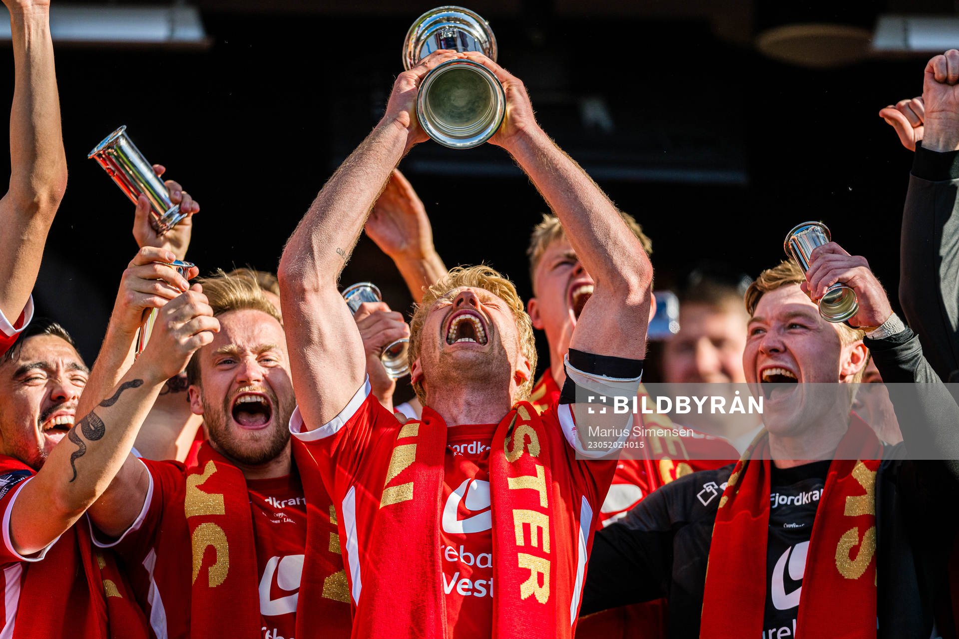 Bård Finne, Sivert Heltne Nilsen and Mathias Dyngeland of