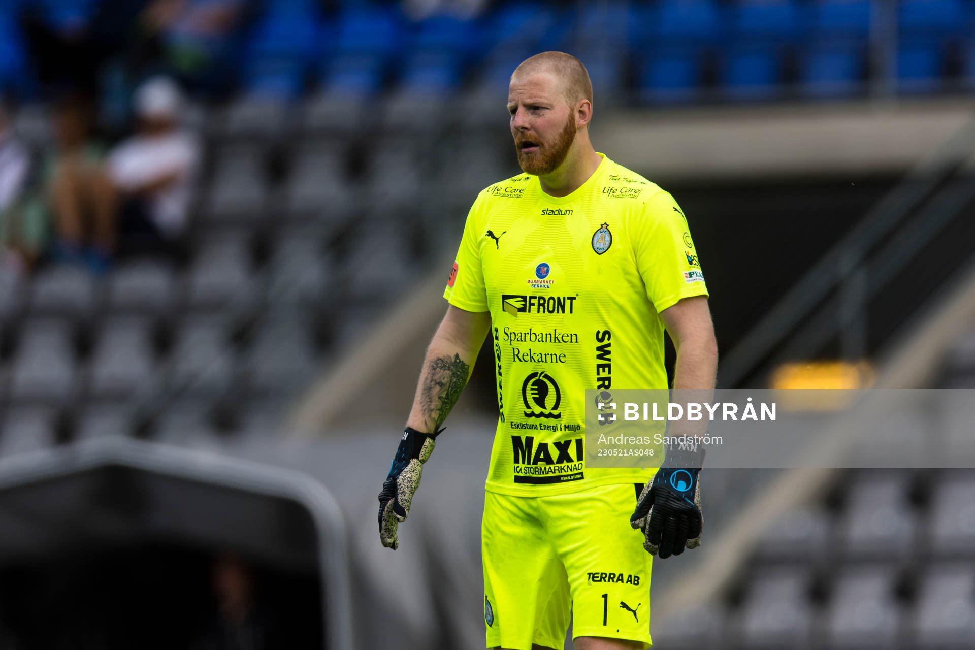 AFC Eskilstunas målvakt Nick Wolters