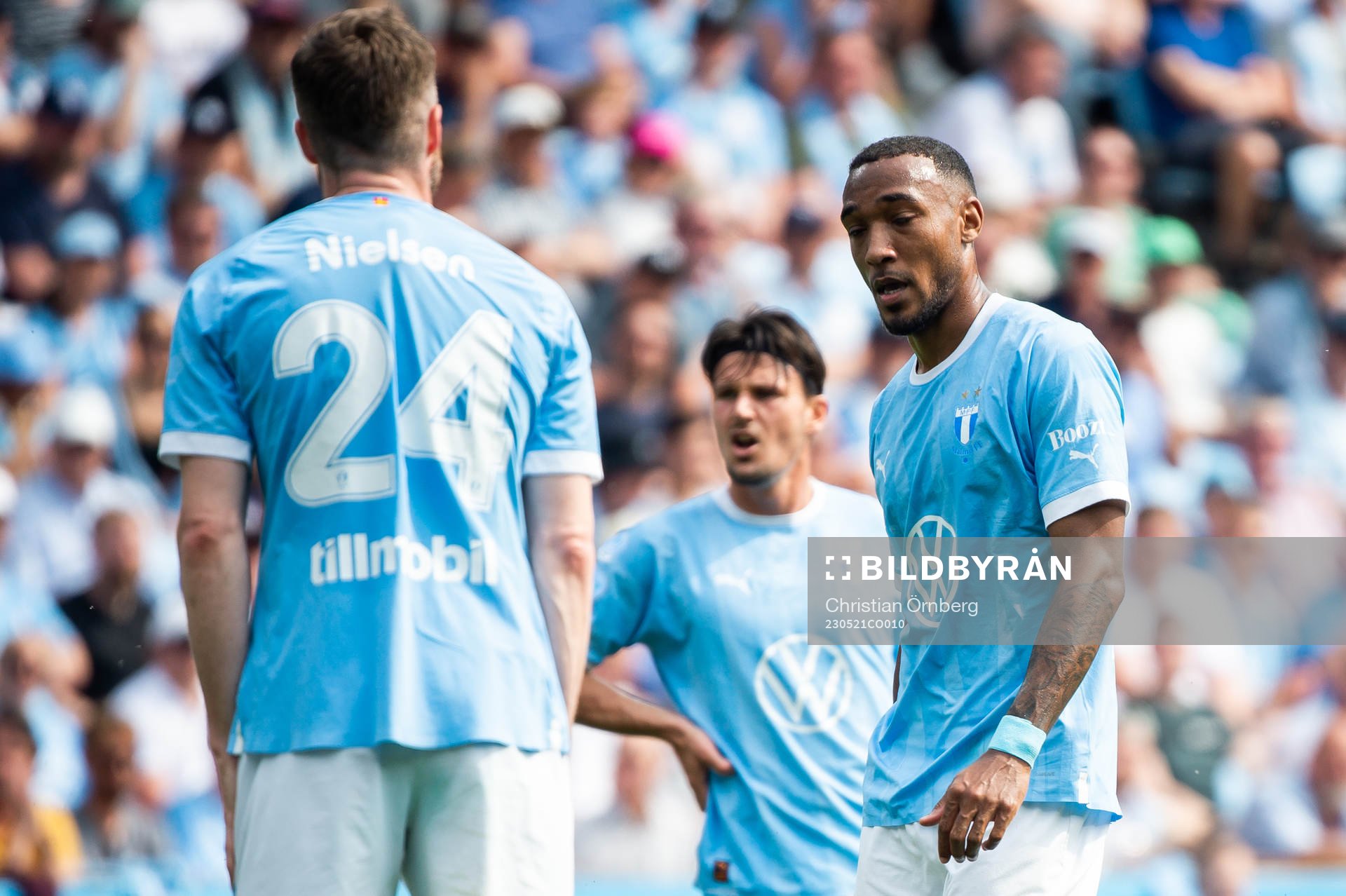 Malmö FFs Derek Cornelius deppar