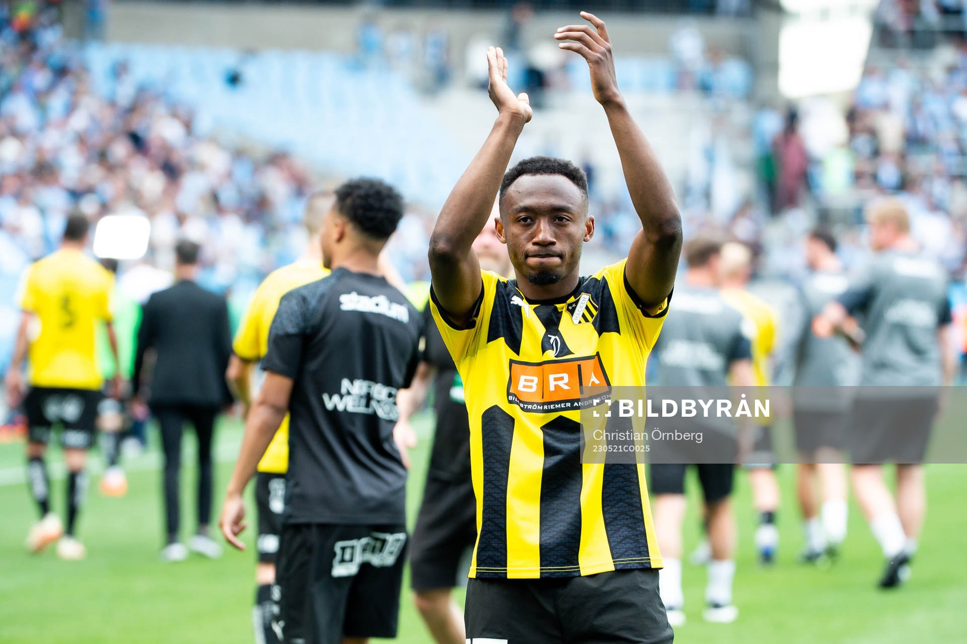 Häckens Benie Adama Traore tackar publiken