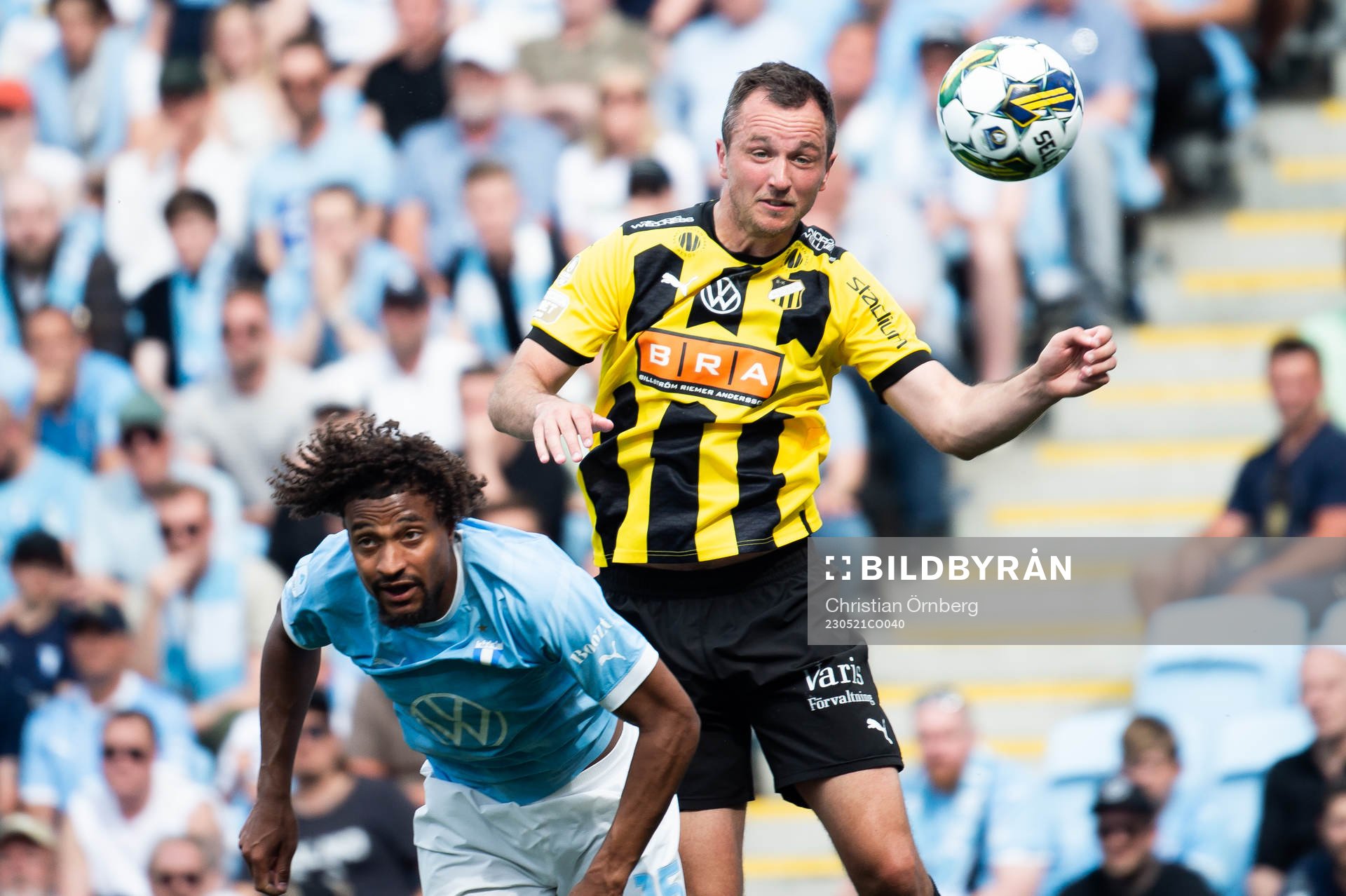 Malmö FFs Joseph Ceesay och Häckens Even Hovland