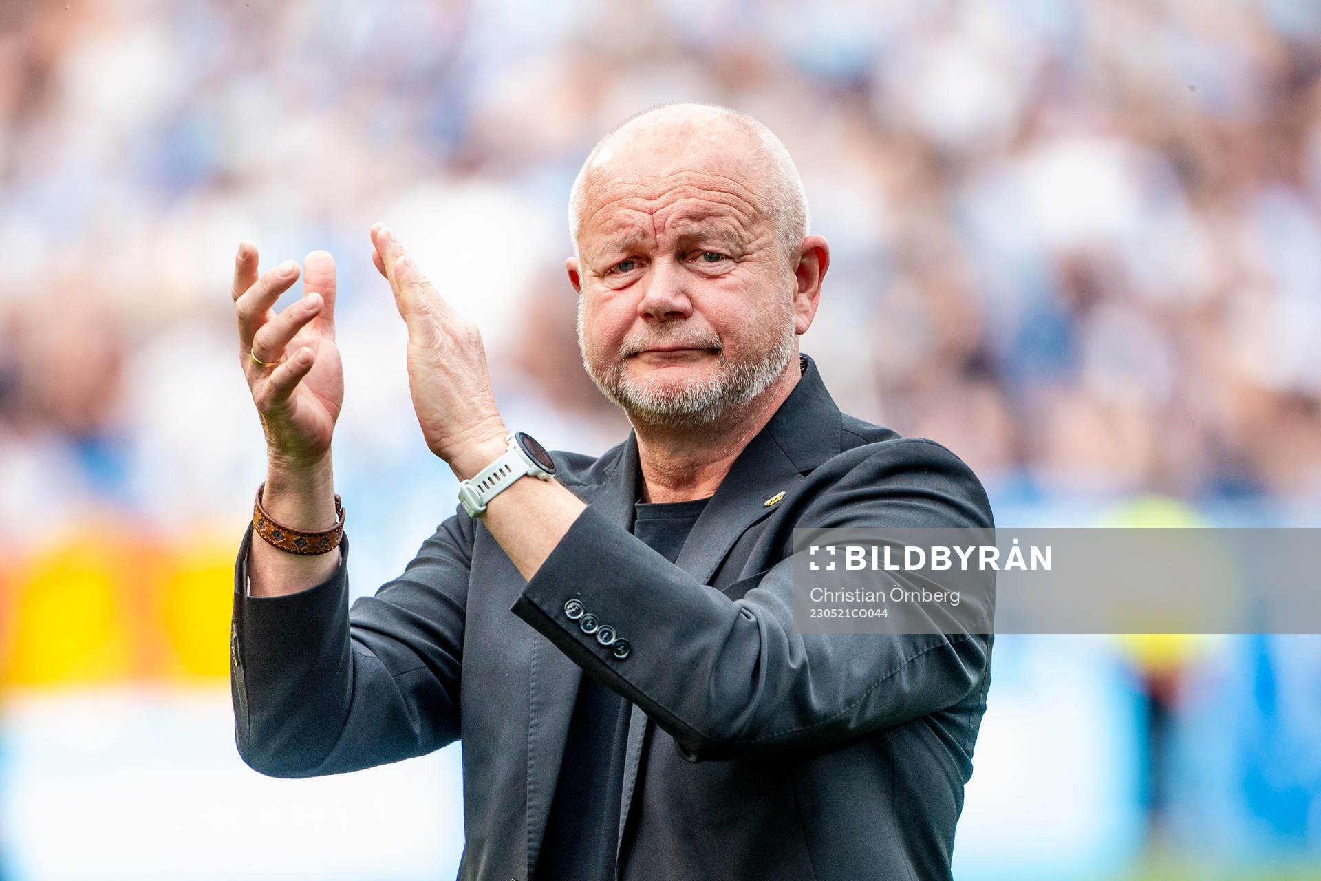 Häckens tränare Per-Mathias Høgmo tackar supportrarna