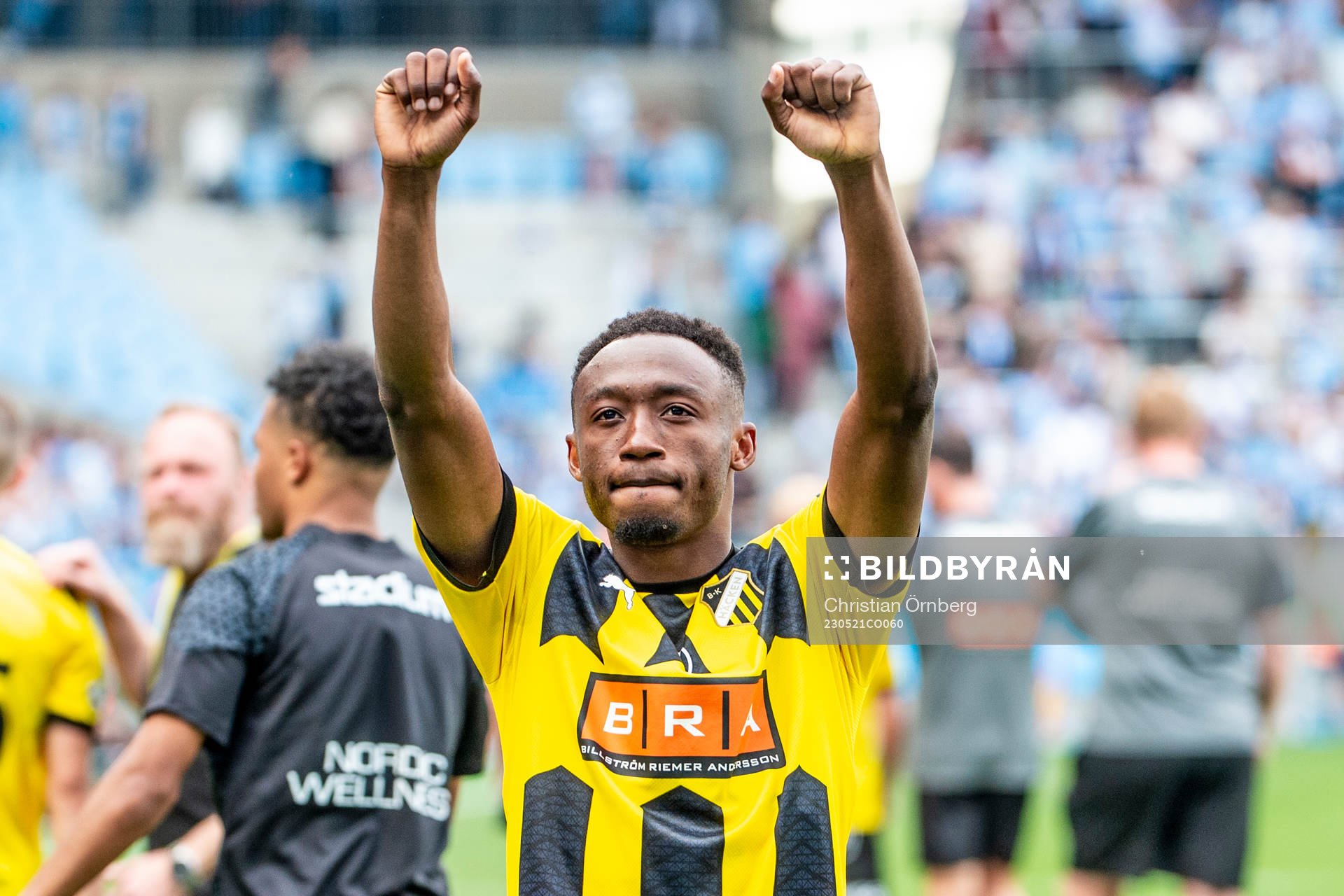 Häckens Benie Adama Traore tackar supportrarna