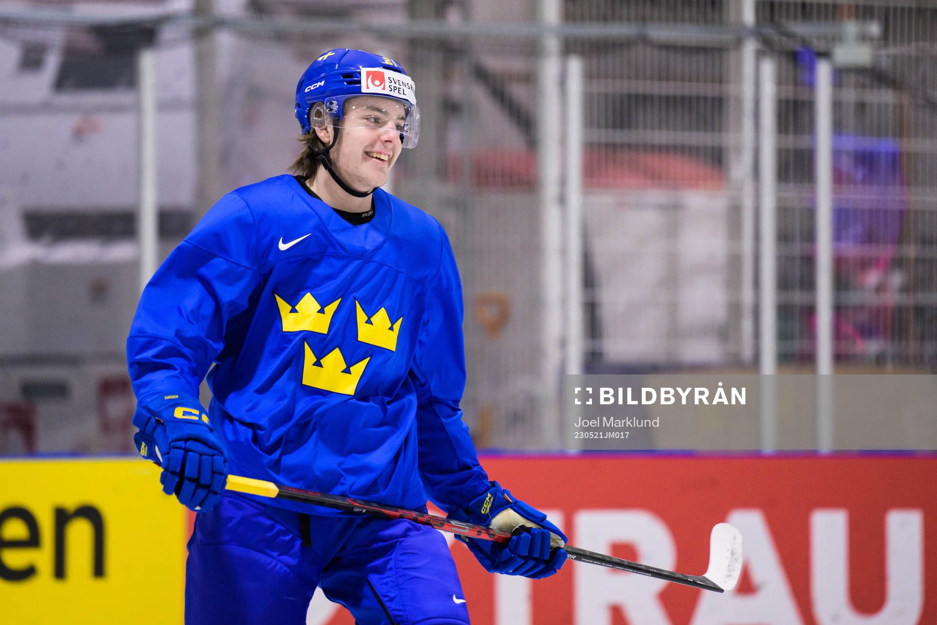 Leo Carlsson of Sweden at a practice session