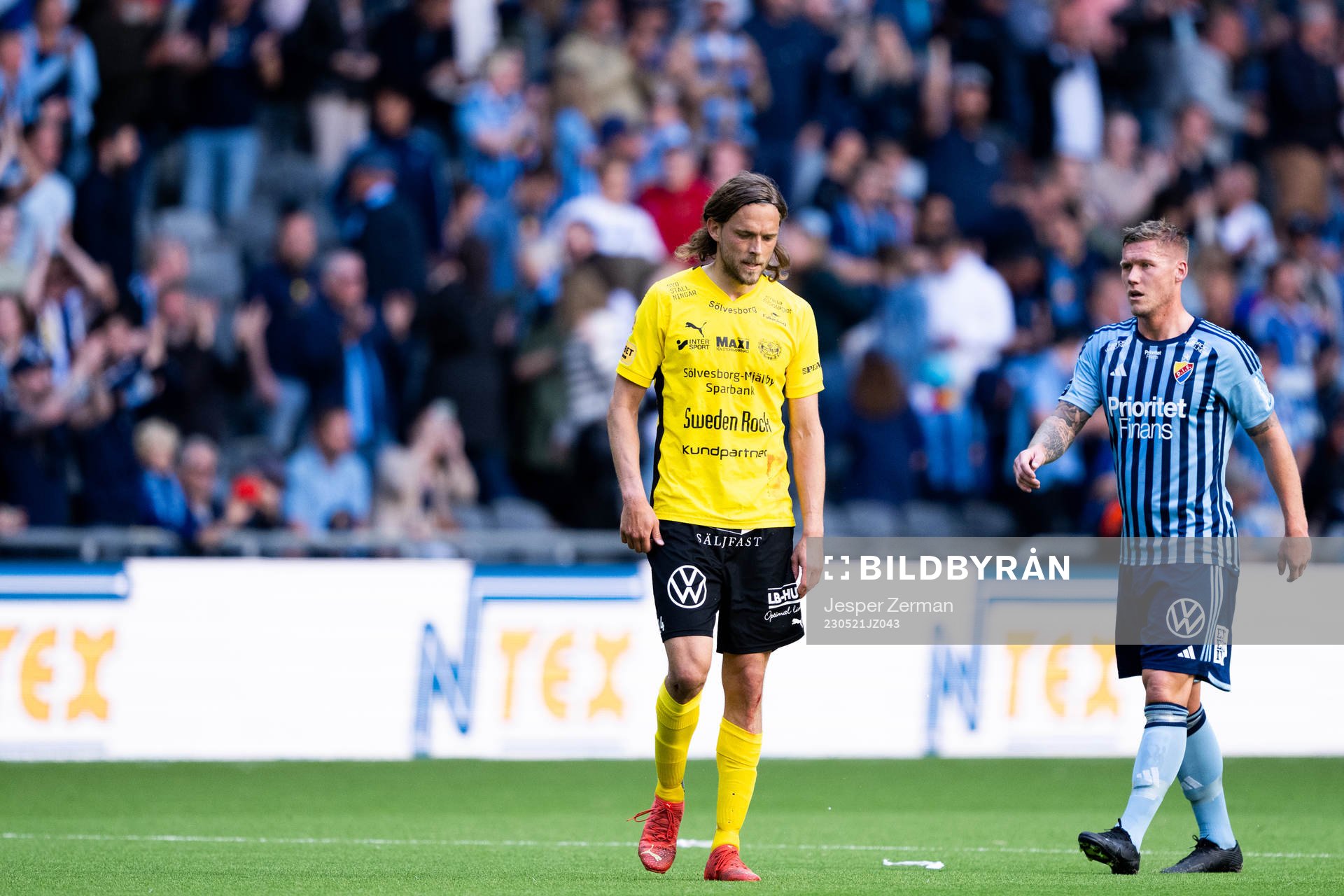 Mjällbys Tom Pettersson deppar