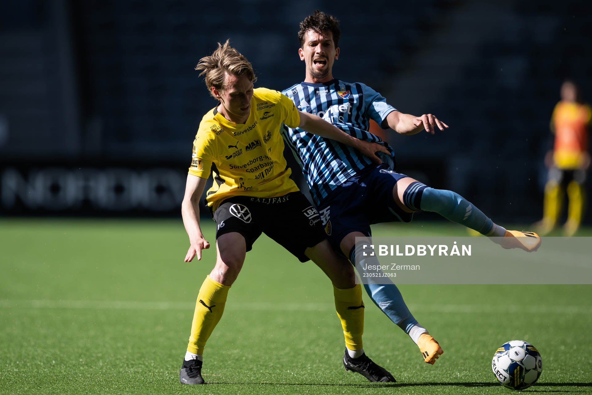 Mjällbys Alexander Johansson och Djurgårdens Gustav