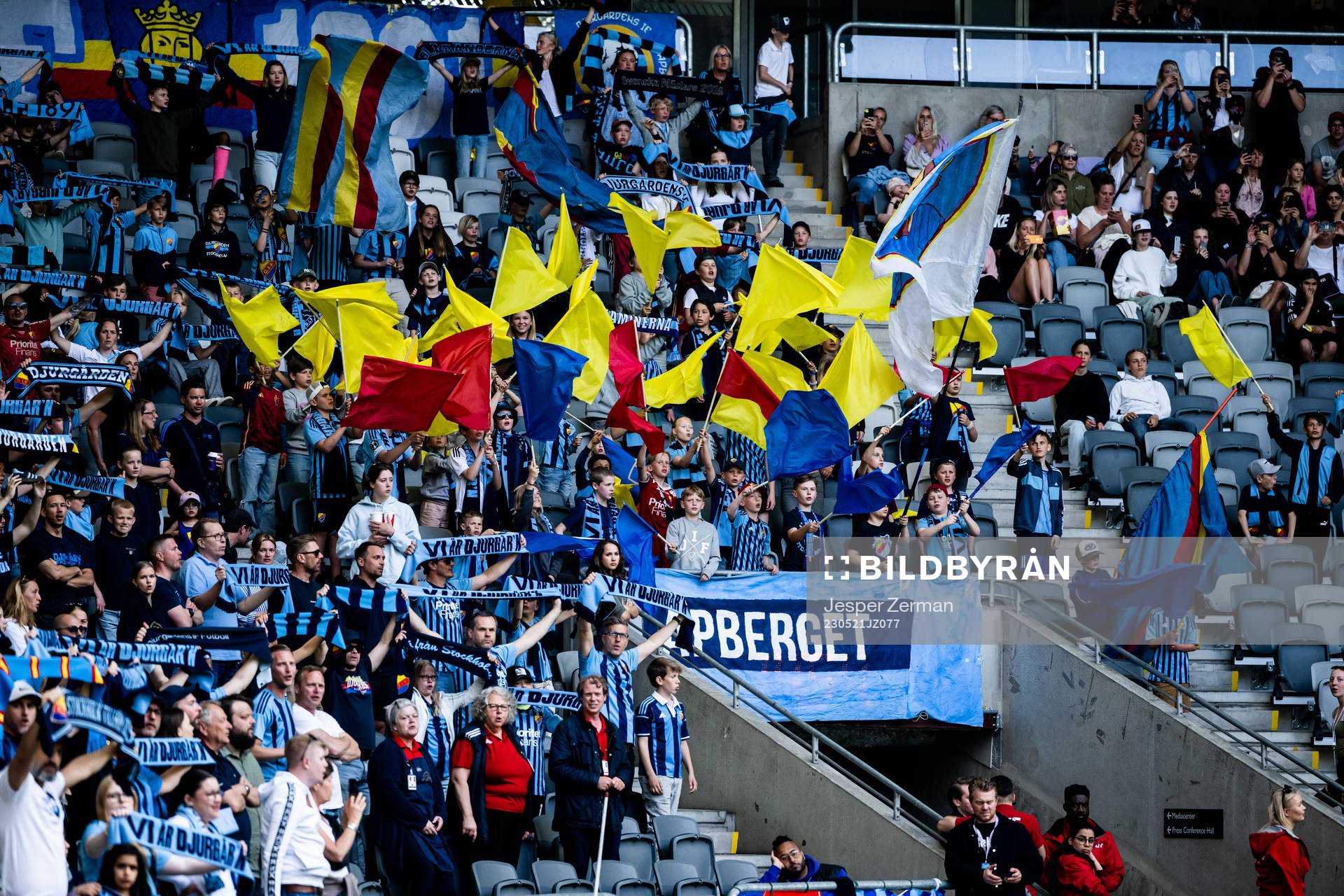 under fotbollsmatchen i Allsvenskan mellan Djurgården och