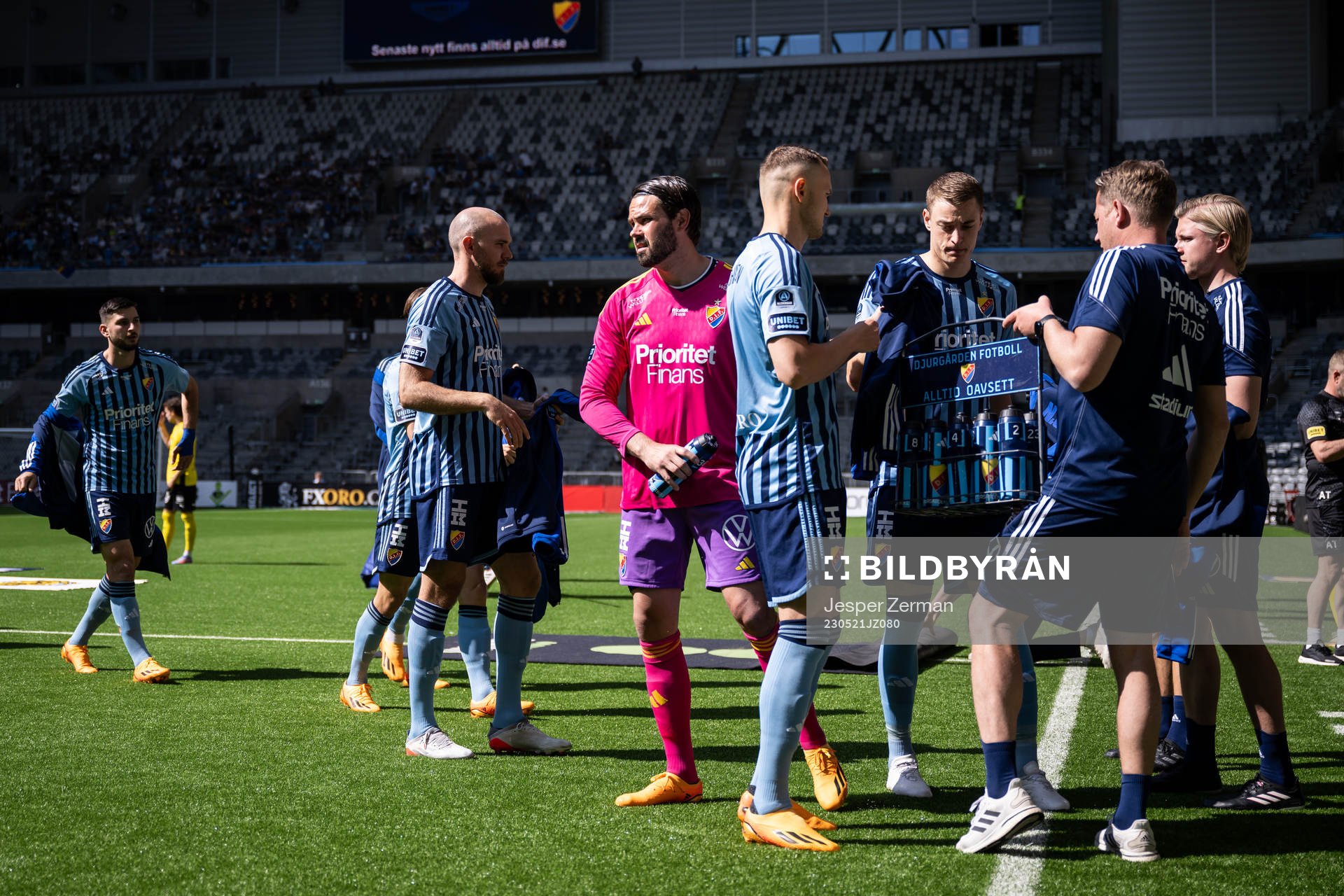 Djurgårdens Marcus Danielson, målvakt Tommi Vaiho, Piotr