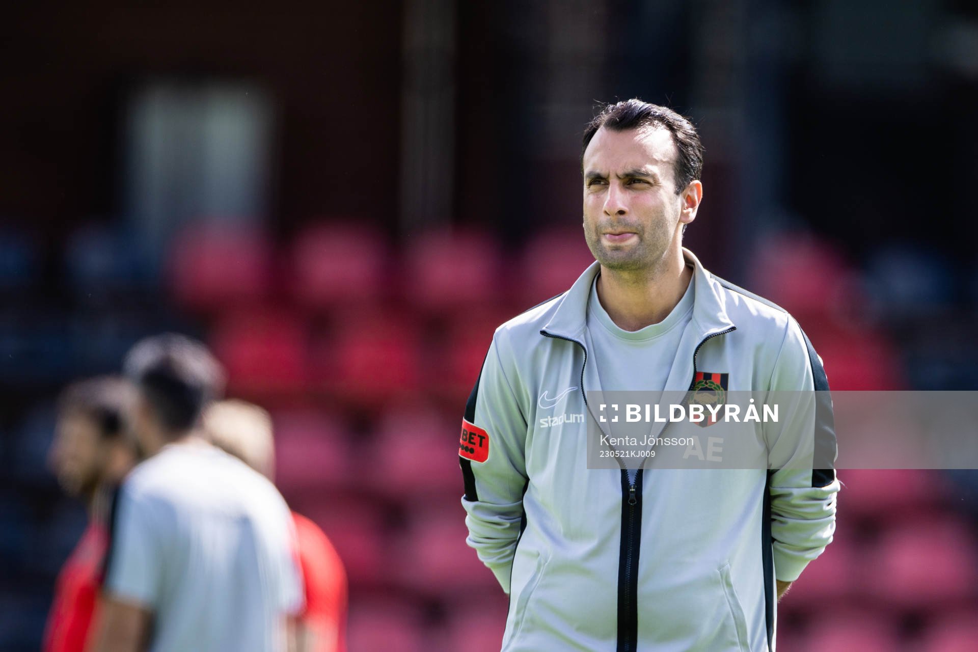 Brommapojkarnas tränare Andreas Engelmark