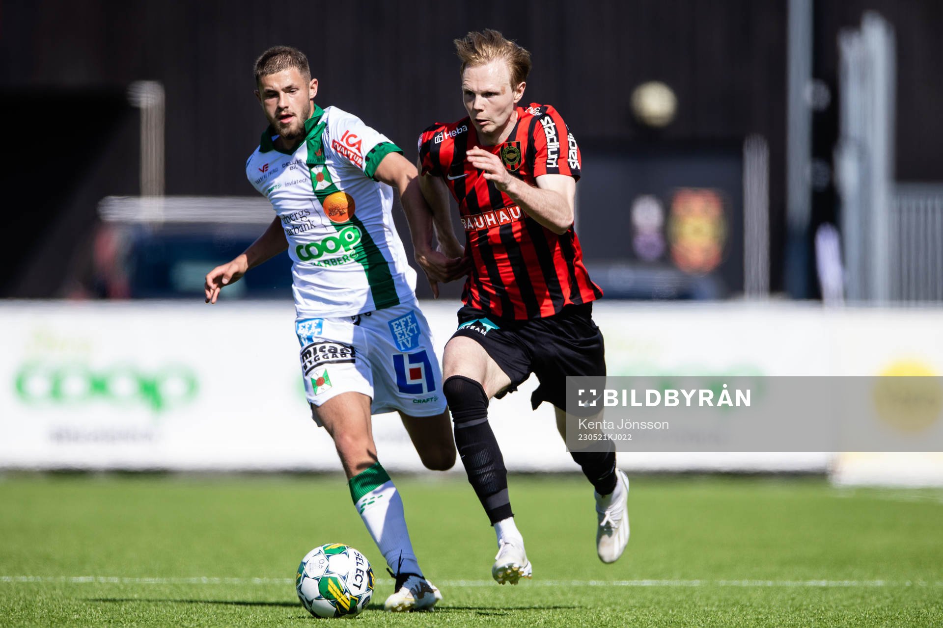 Varbergs Oliver Alfonsi och Brommapojkarnas Tim Waker