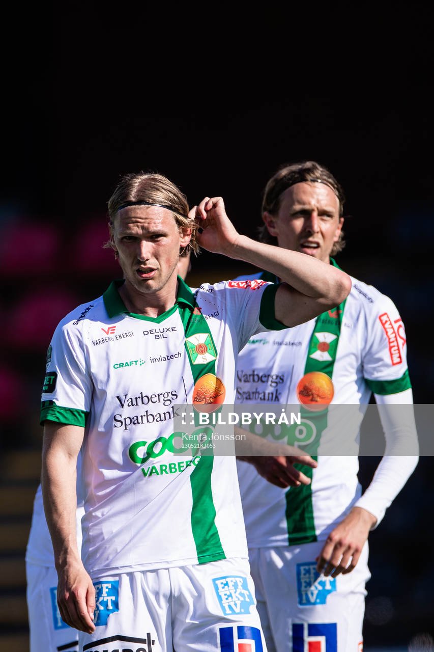 Varbergs Hampus Zackrisson och Joakim Lindner deppar