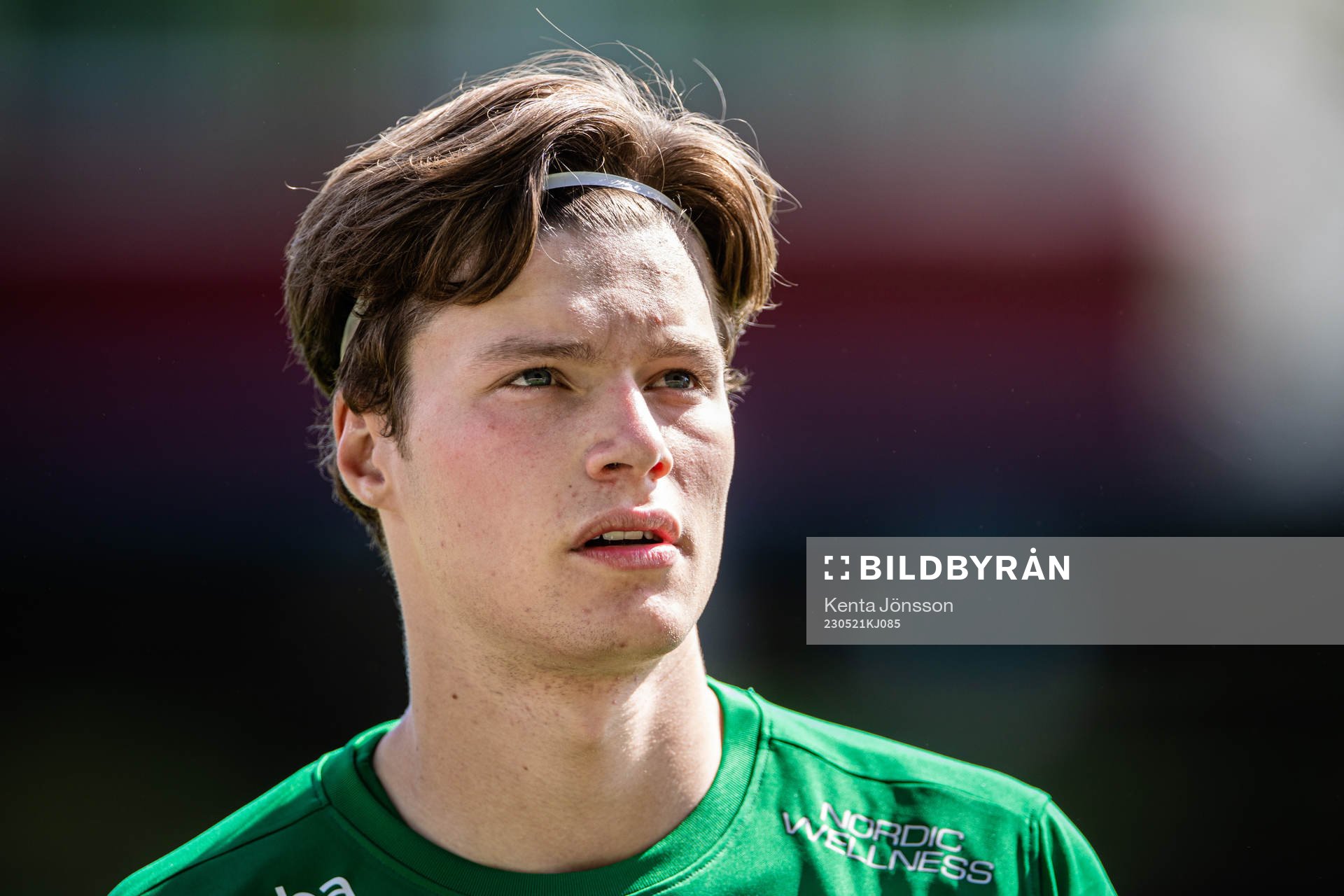 Brommapojkarnas målvakt Filip Sidklev