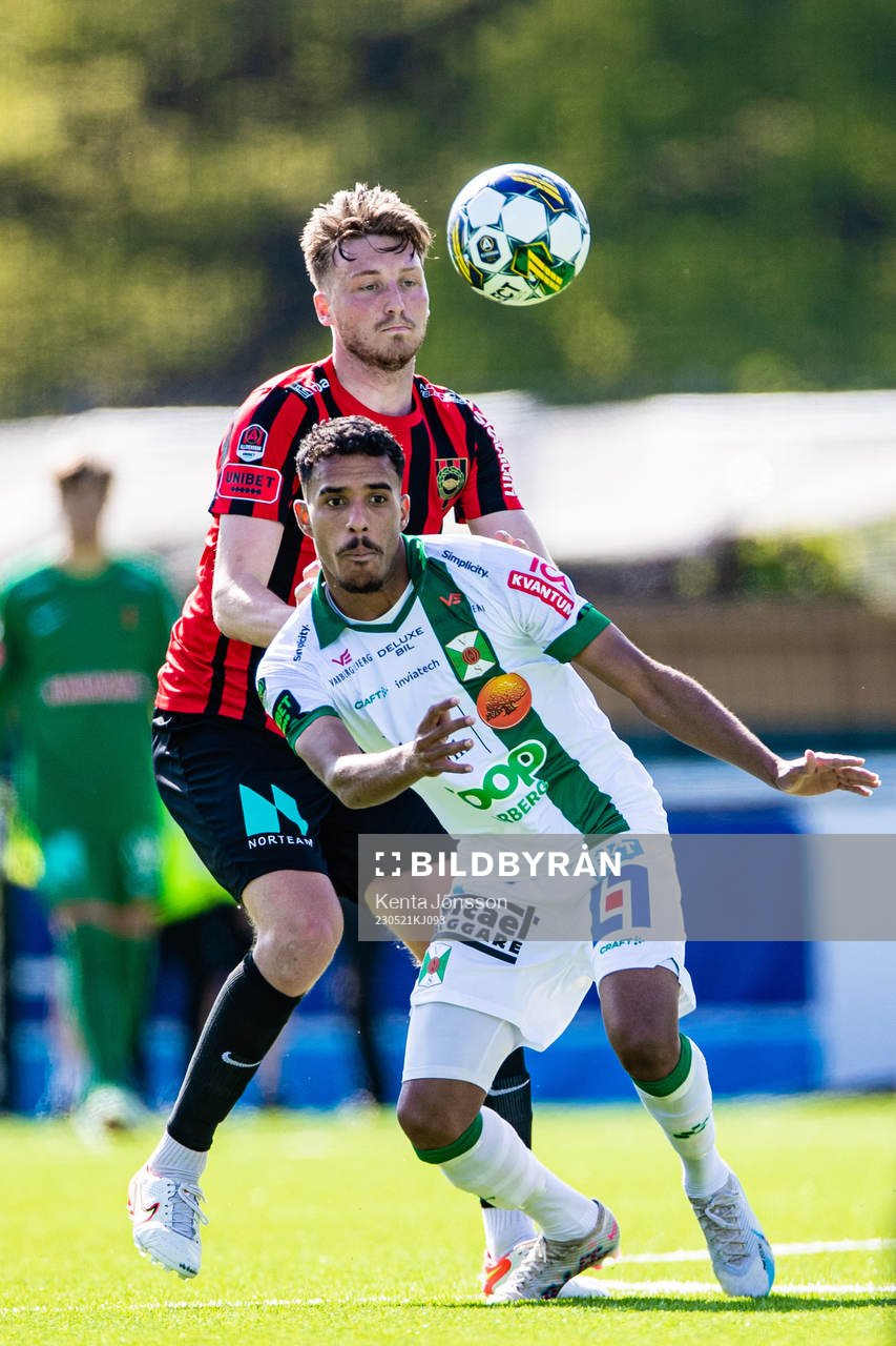 Brommapojkarnas Alexander Abrahamsson och Varbergs Eliton