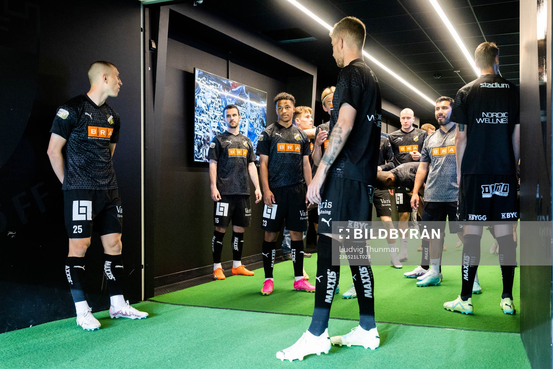 Häckens Kristoffer Lund Hansen, Kadir Hodzic och Momodou
